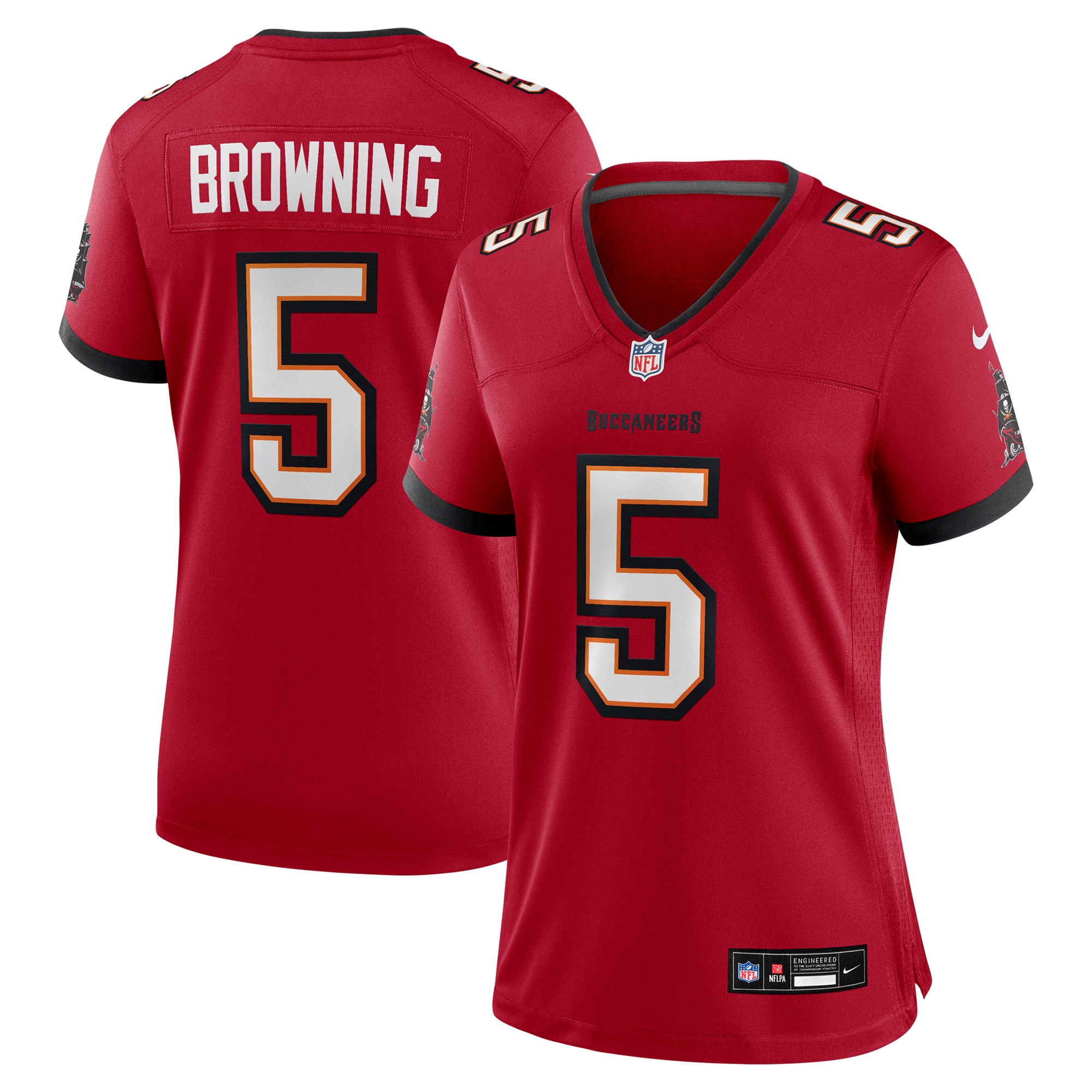 Women's Tampa Bay Buccaneers Jack Browning Red Game Jersey JS1830 nicesnker
