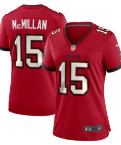 Women's Tampa Bay Buccaneers Jalen McMillan Red Game Jersey JS3452 nicesnker