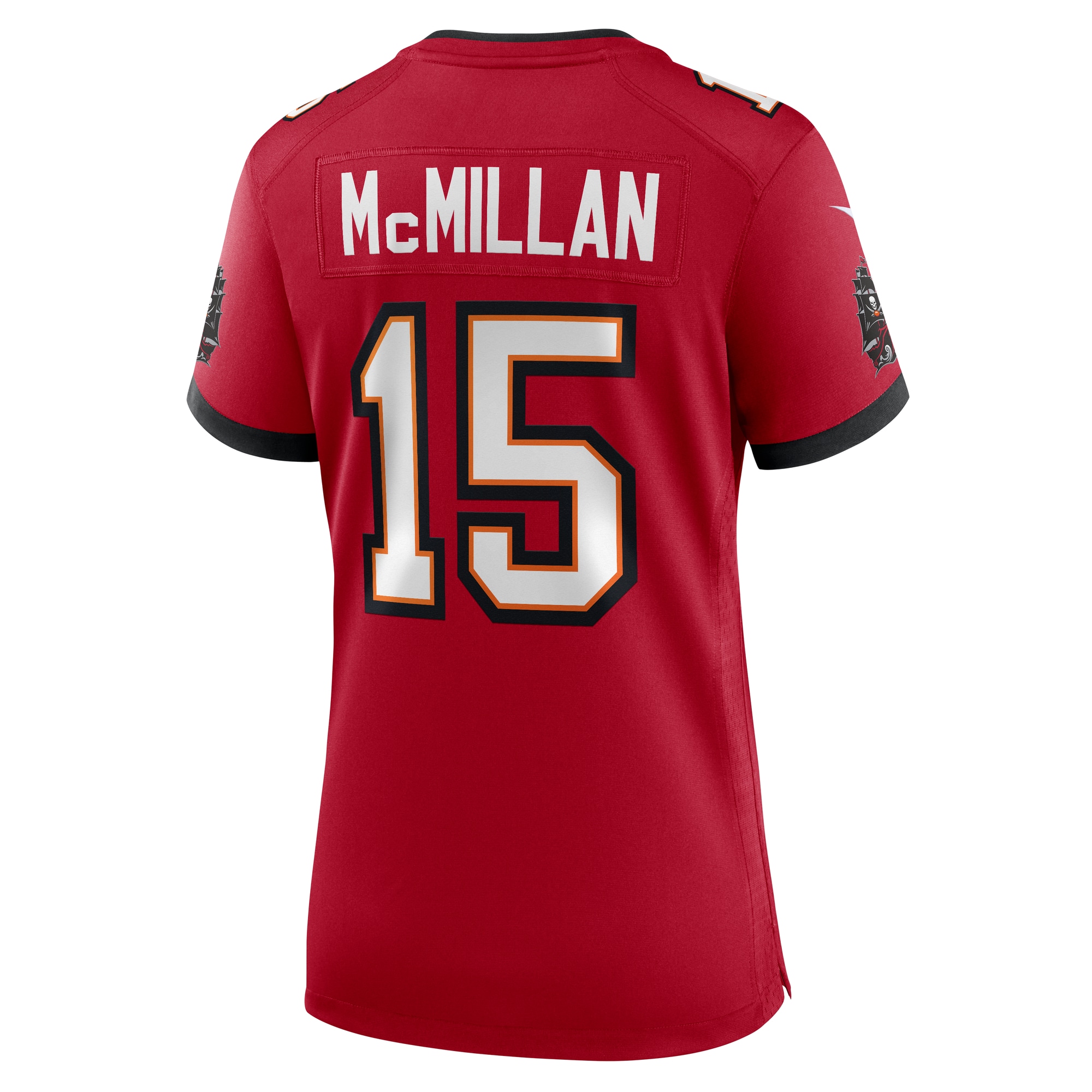 Women's Tampa Bay Buccaneers Jalen McMillan Red Game Jersey JS3452 nicesnker - Image 3