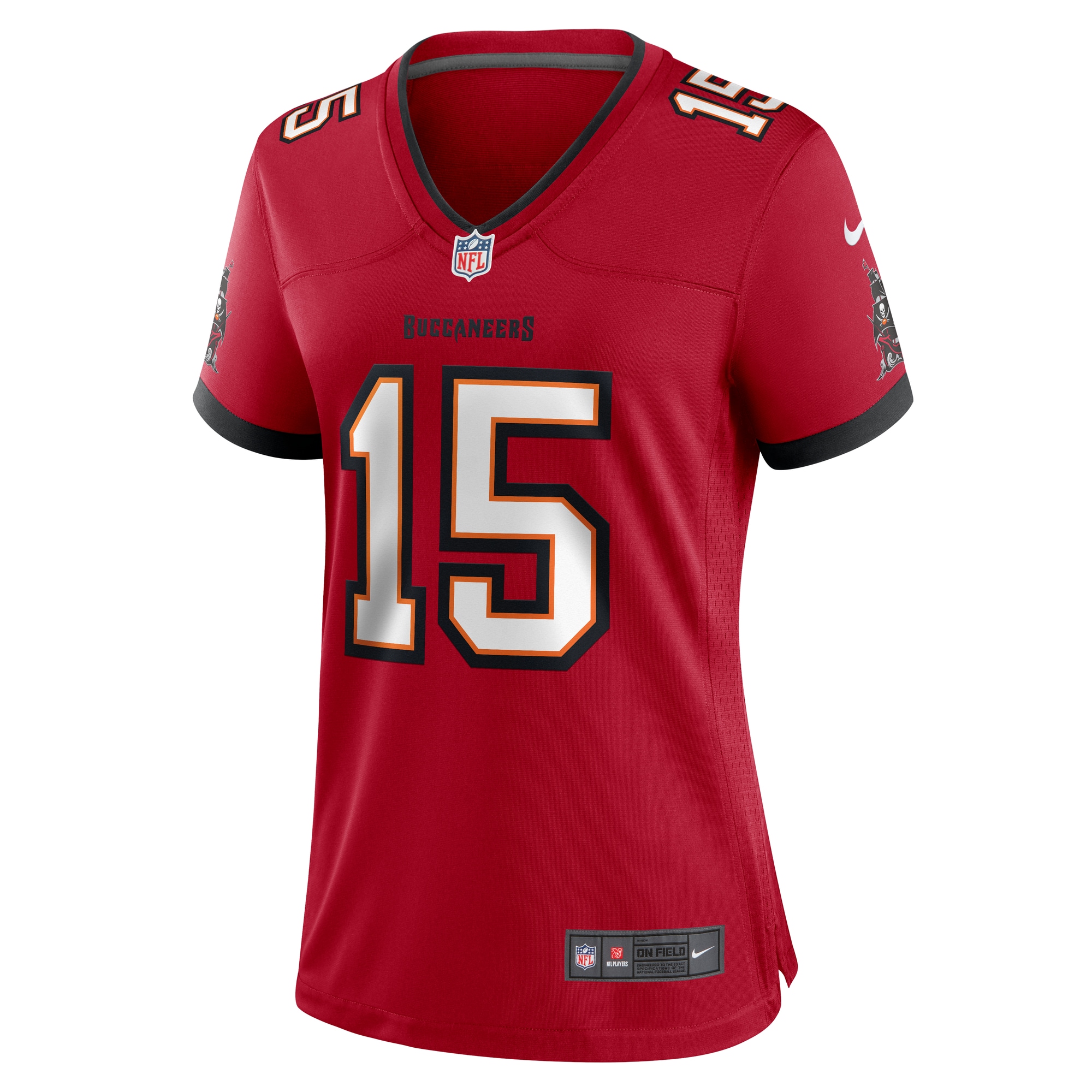 Women's Tampa Bay Buccaneers Jalen McMillan Red Game Jersey JS3452 nicesnker - Image 2