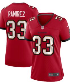 Women's Tampa Bay Buccaneers Jose Ramirez Red Game Jersey JS5474 nicesnker