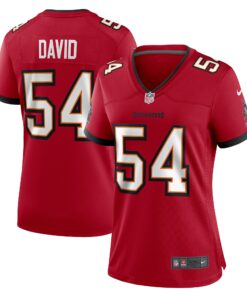 Women's Tampa Bay Buccaneers Lavonte David Red Game Jersey JS8899 nicesnker
