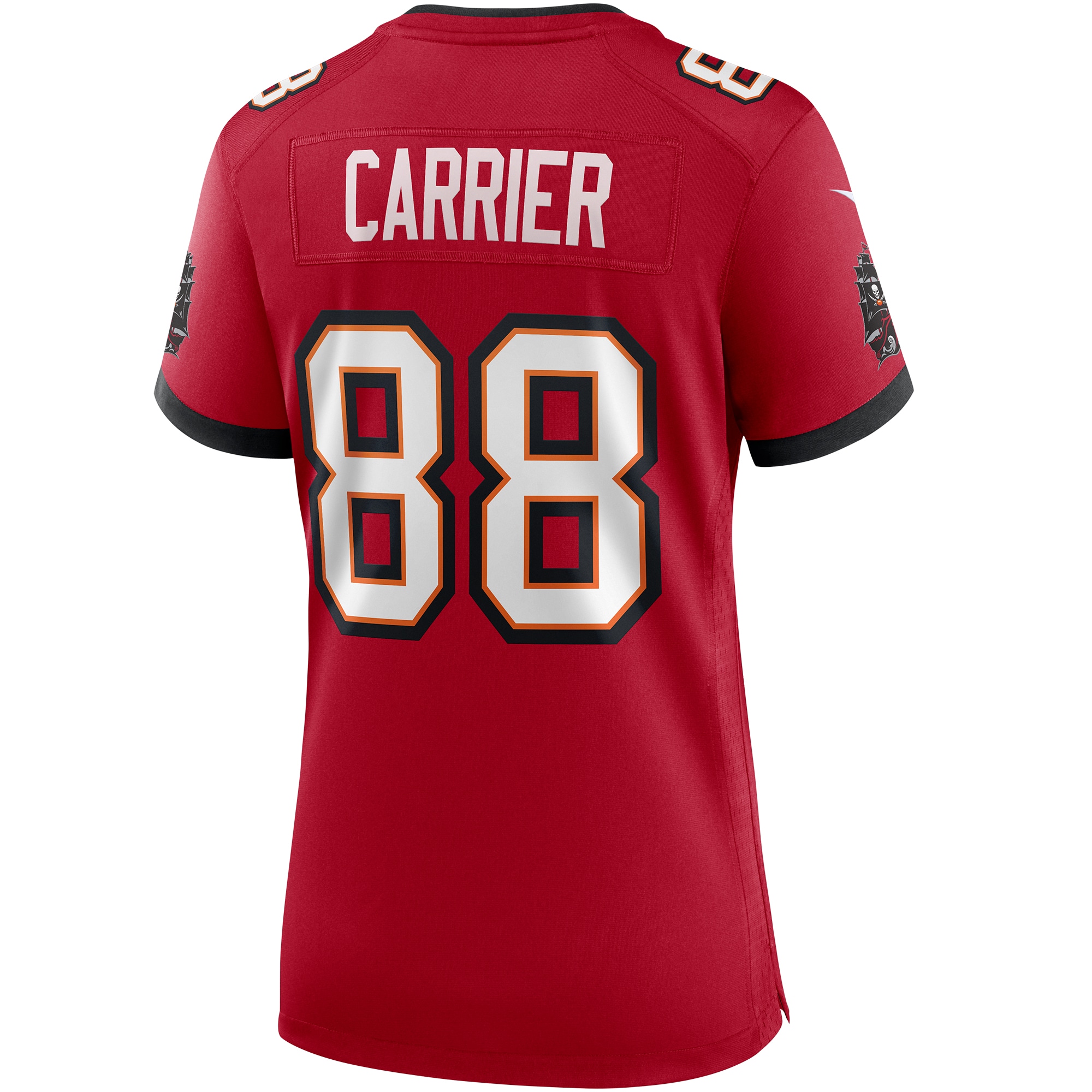 Women's Tampa Bay Buccaneers Mark Carrier Red Game Retired Player Jersey JS4062 nicesnker - Image 3