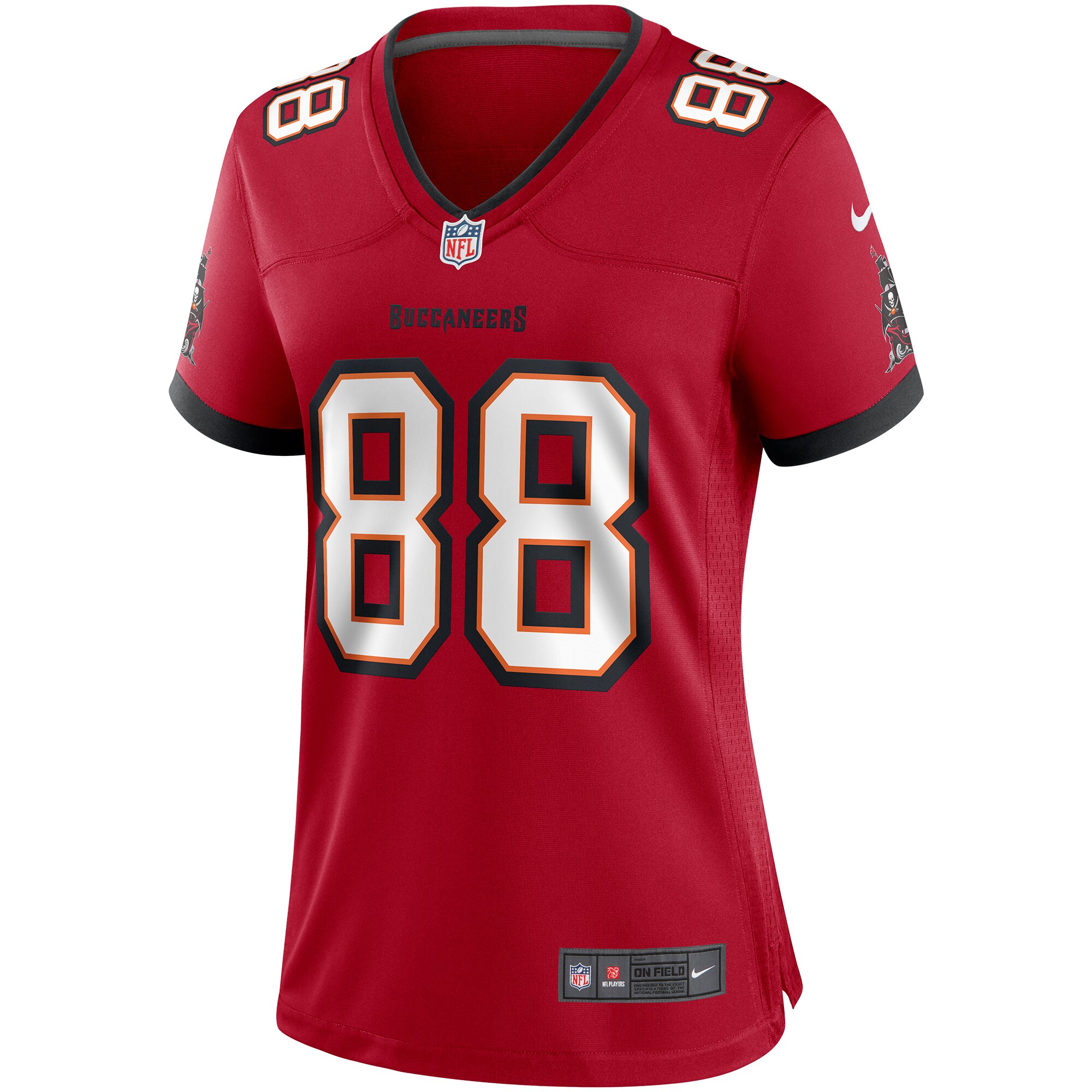 Women's Tampa Bay Buccaneers Mark Carrier Red Game Retired Player Jersey JS4062 nicesnker - Image 2