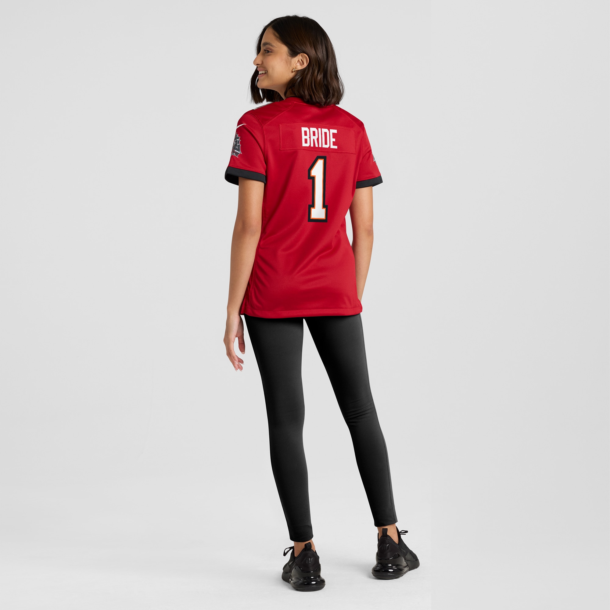 Women's Tampa Bay Buccaneers Number 1 Bride Red Game Jersey JS4651 nicesnker - Image 5