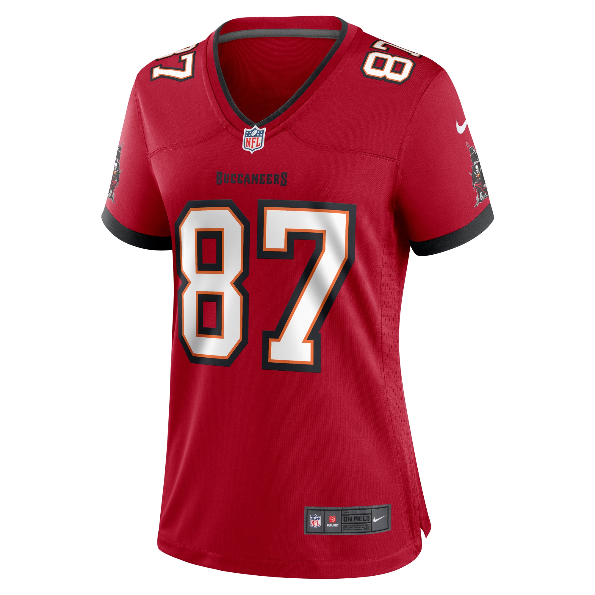 Women's Tampa Bay Buccaneers Payne Durham Red Game Jersey JS4368 nicesnker - Image 2