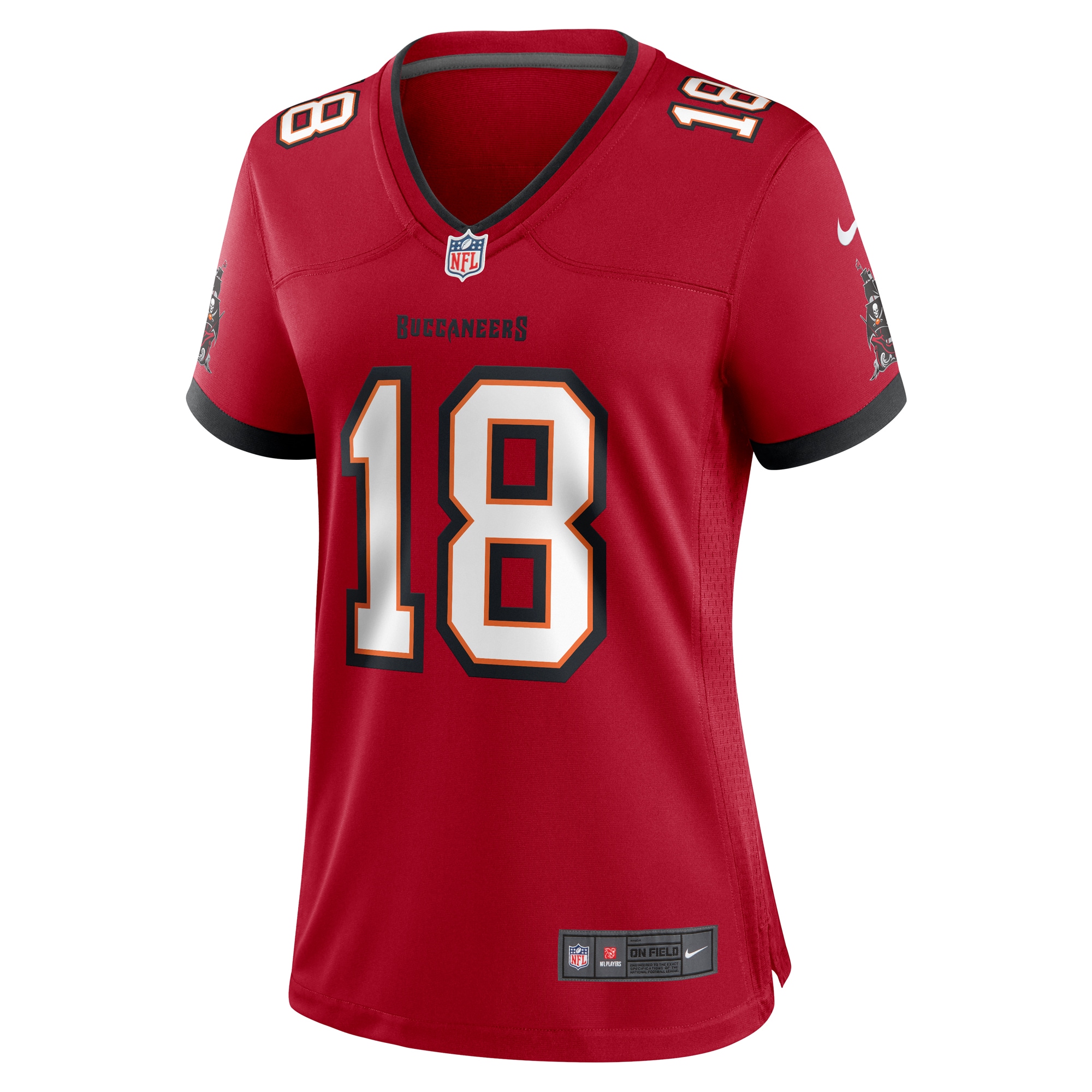 Women's Tampa Bay Buccaneers Rakim Jarrett Red Game Jersey JS2591 nicesnker - Image 2