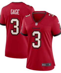 Women's Tampa Bay Buccaneers Russell Gage Red Game Jersey JS5248 nicesnker