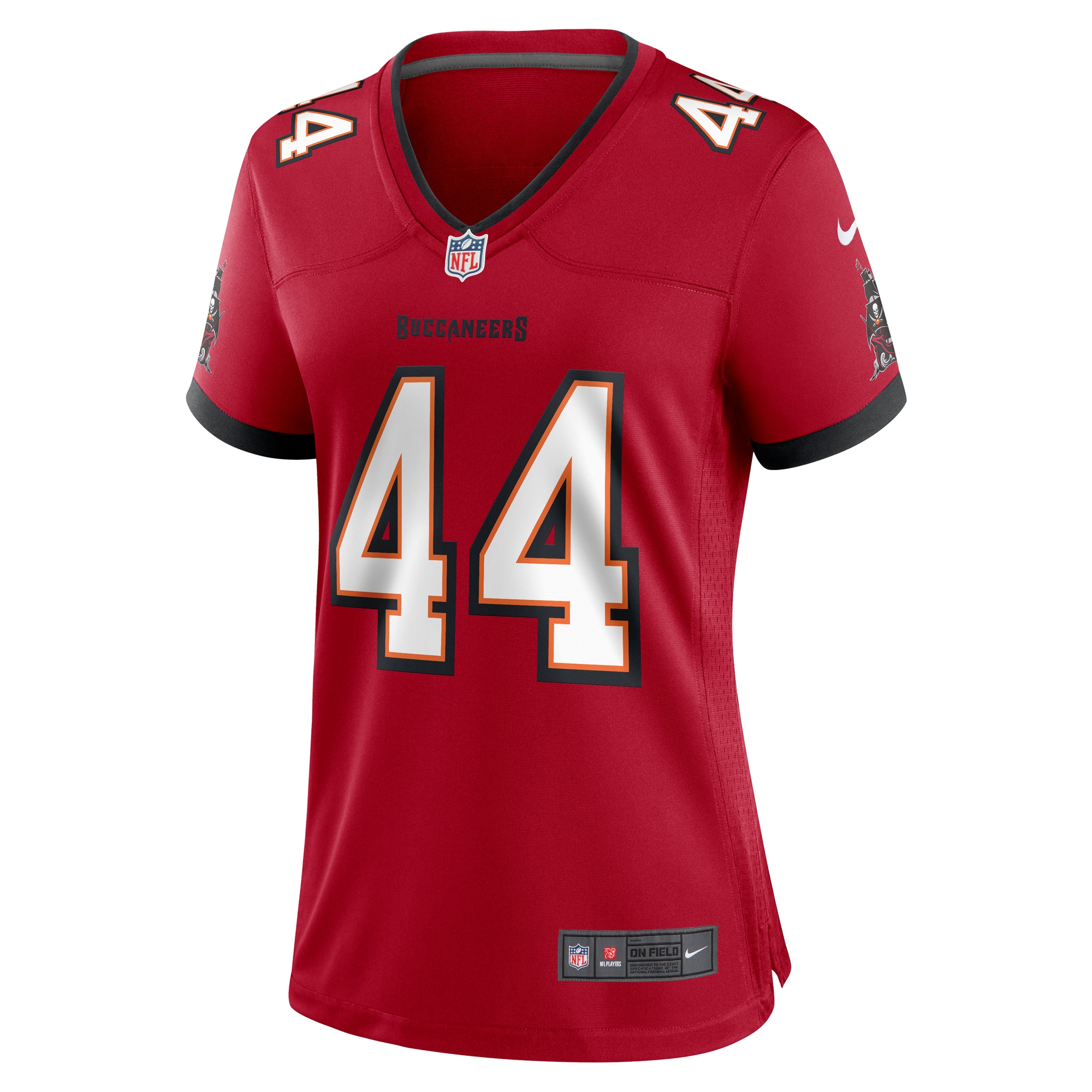 Women's Tampa Bay Buccaneers Sean Tucker Red Game Jersey JS6101 nicesnker - Image 2