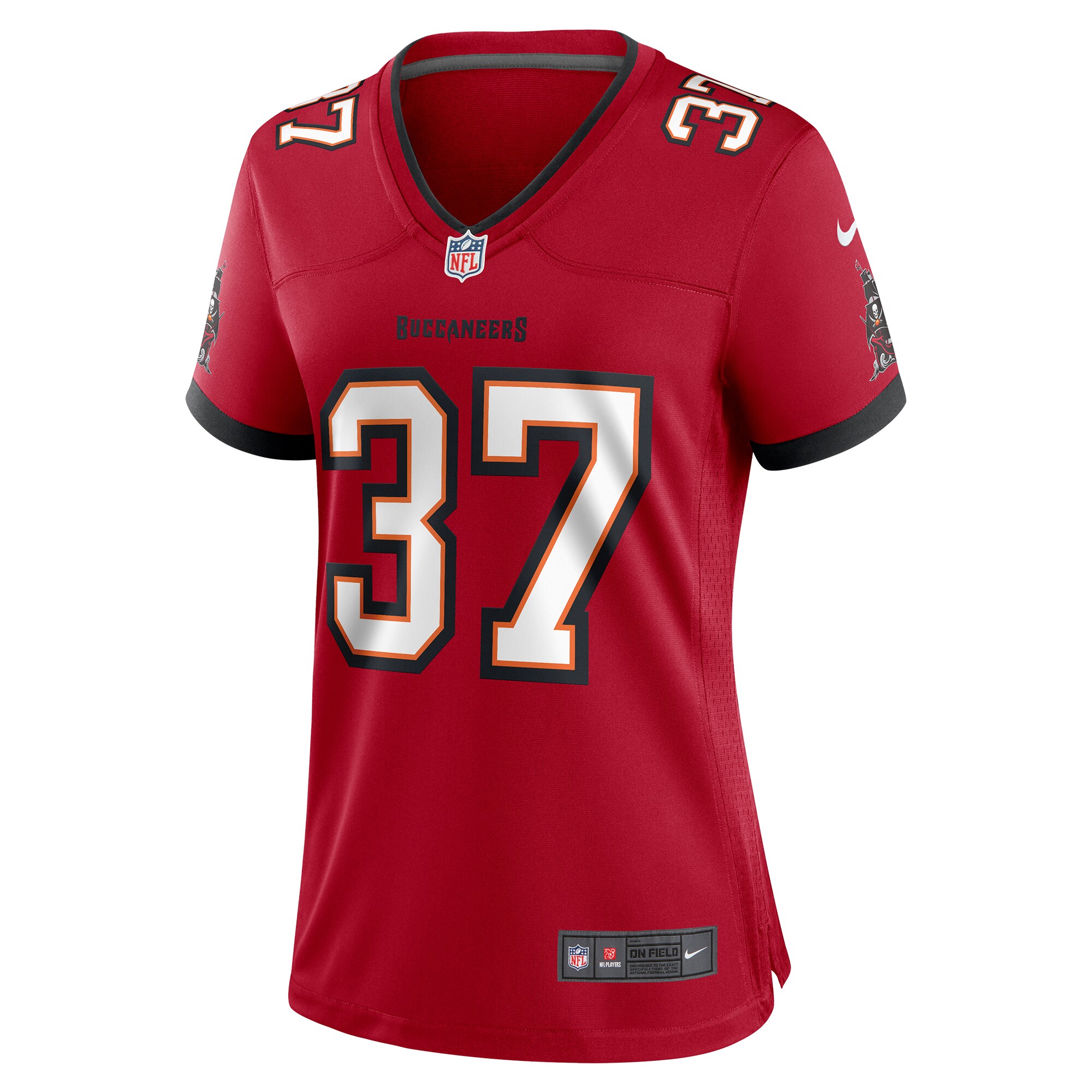 Women's Tampa Bay Buccaneers Tavierre Thomas Red Game Jersey JS7994 nicesnker - Image 2