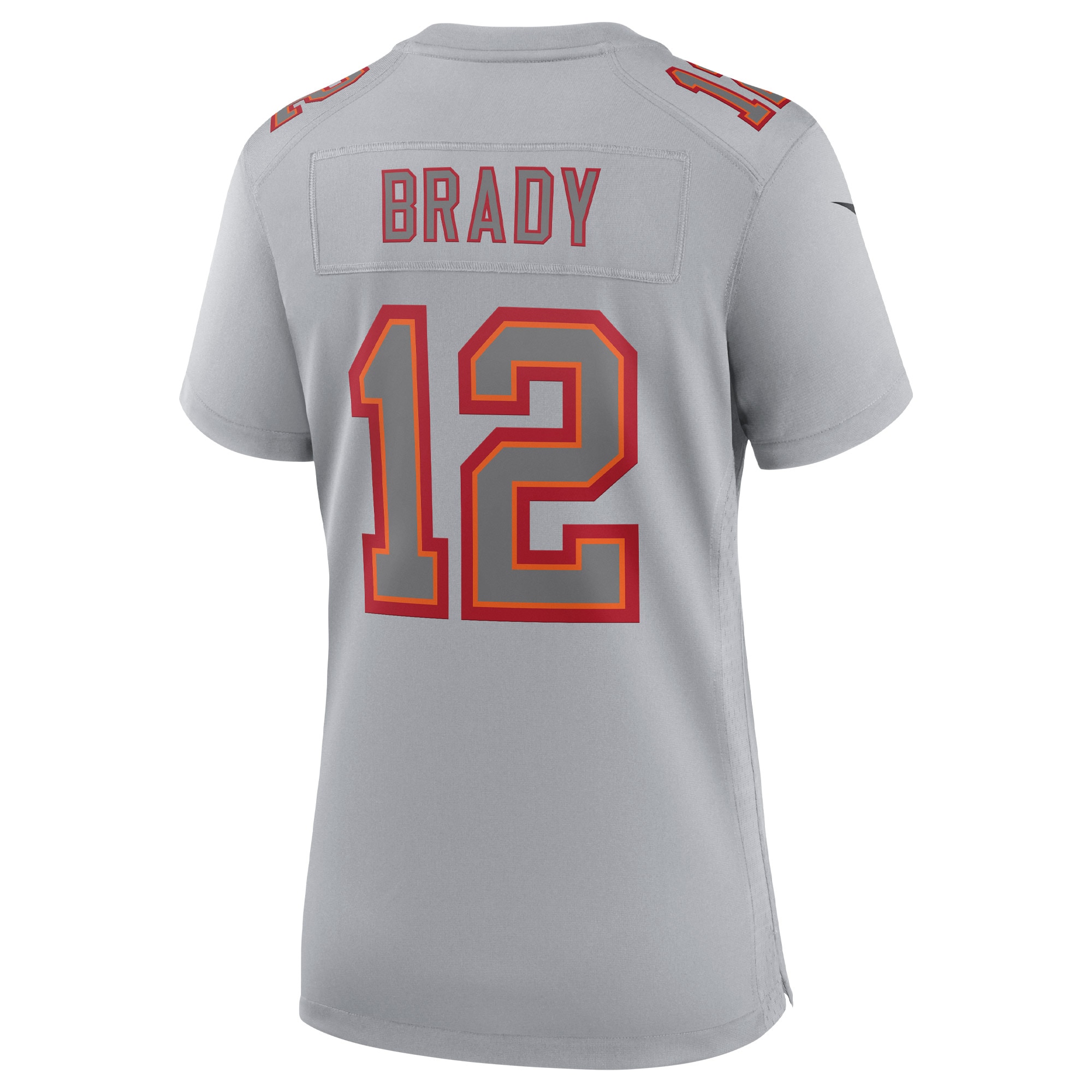 Women's Tampa Bay Buccaneers Tom Brady Gray Atmosphere Fashion Game Jersey JS8391 nicesnker - Image 3