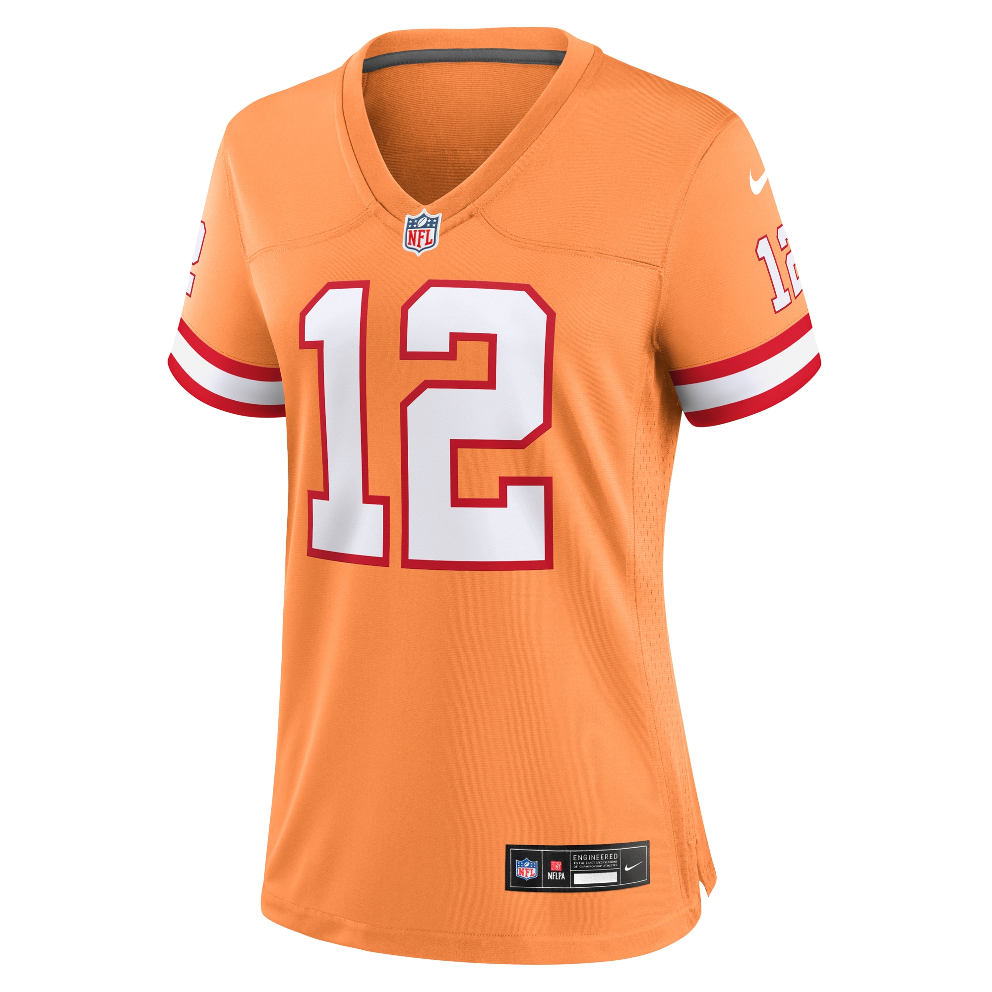 Women's Tampa Bay Buccaneers Tom Brady Orange Player Jersey JS4939 nicesnker - Image 2
