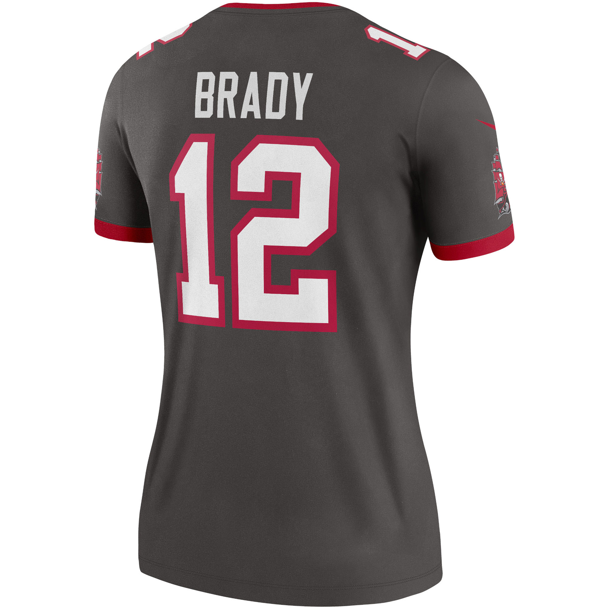 Women's Tampa Bay Buccaneers Tom Brady Pewter Alternate Legend Player Performance Top JS8460 nicesnker - Image 3