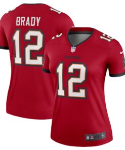 Women's Tampa Bay Buccaneers Tom Brady Red Team Legend Player Performance Top JS1666 nicesnker