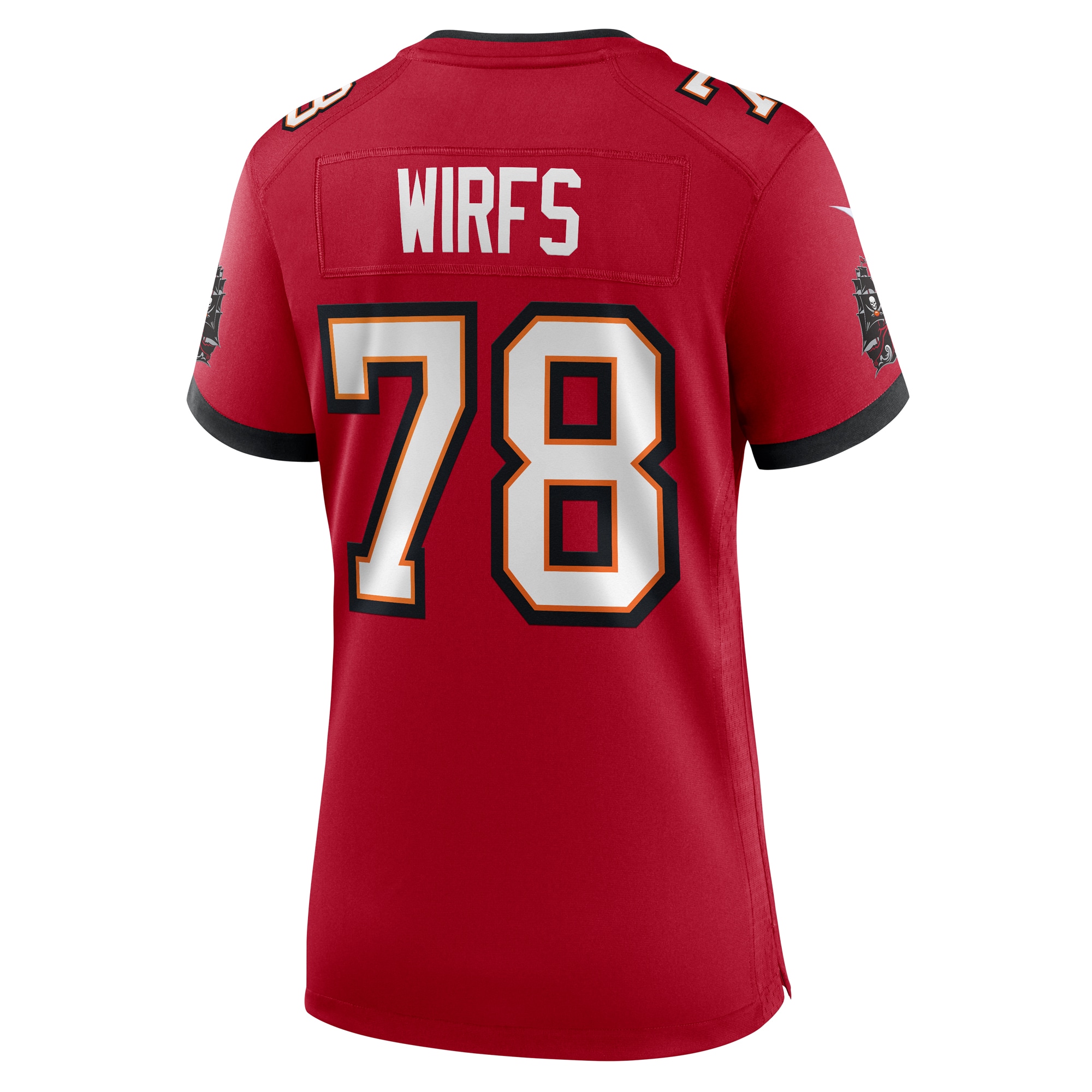 Women's Tampa Bay Buccaneers Tristan Wirfs Red Game Jersey JS4119 nicesnker - Image 3