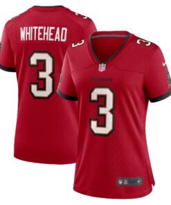 Women's Tampa Bay Buccaneers Whitehead Red Game Jersey JS5664 nicesnker
