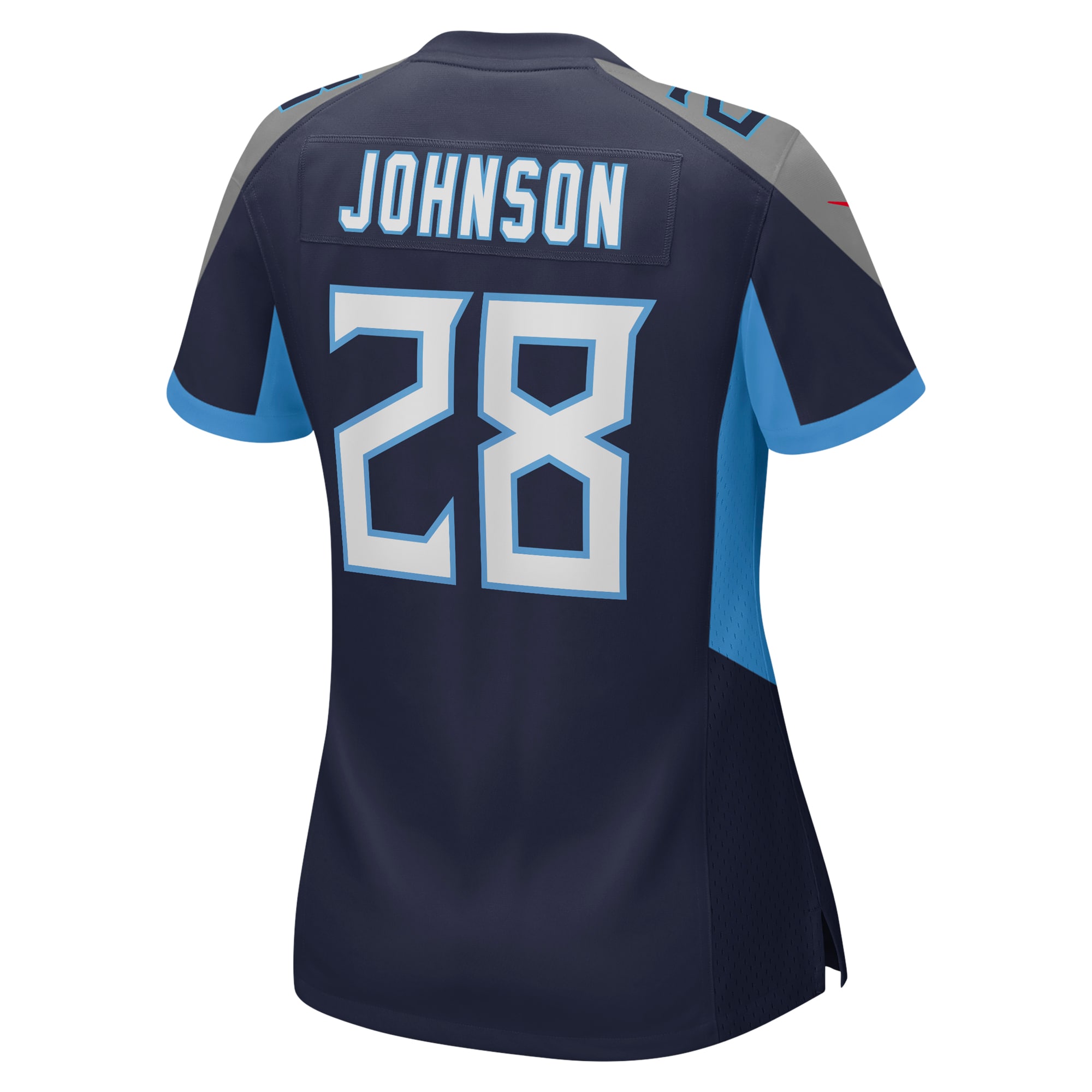 Women's Tennessee Titans Chris Johnson Navy Retired Player Game Jersey JS4183 nicesnker - Image 3