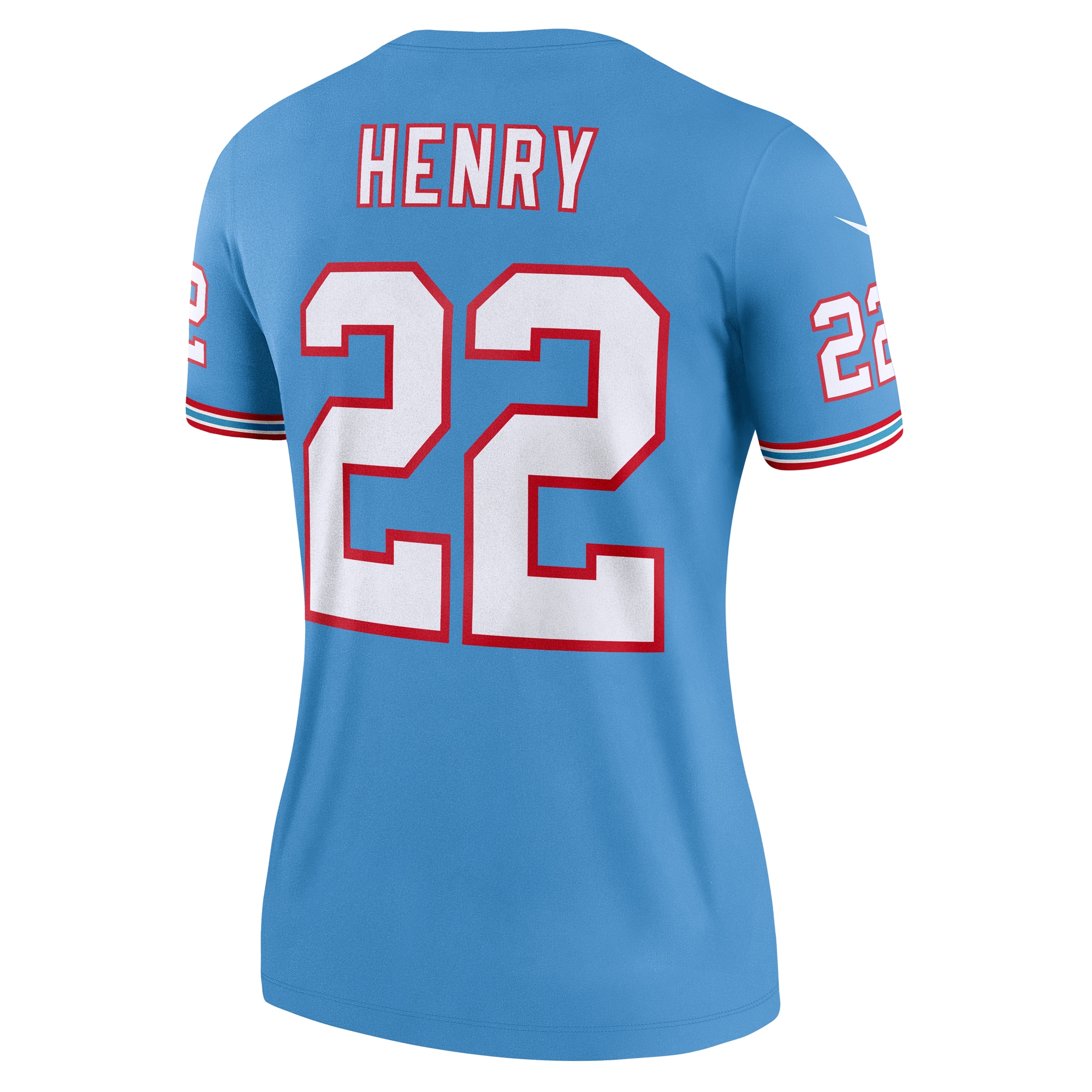 Women's Tennessee Titans Derrick Henry Light Blue Alternate Legend Player Performance Top JS1907 nicesnker - Image 3