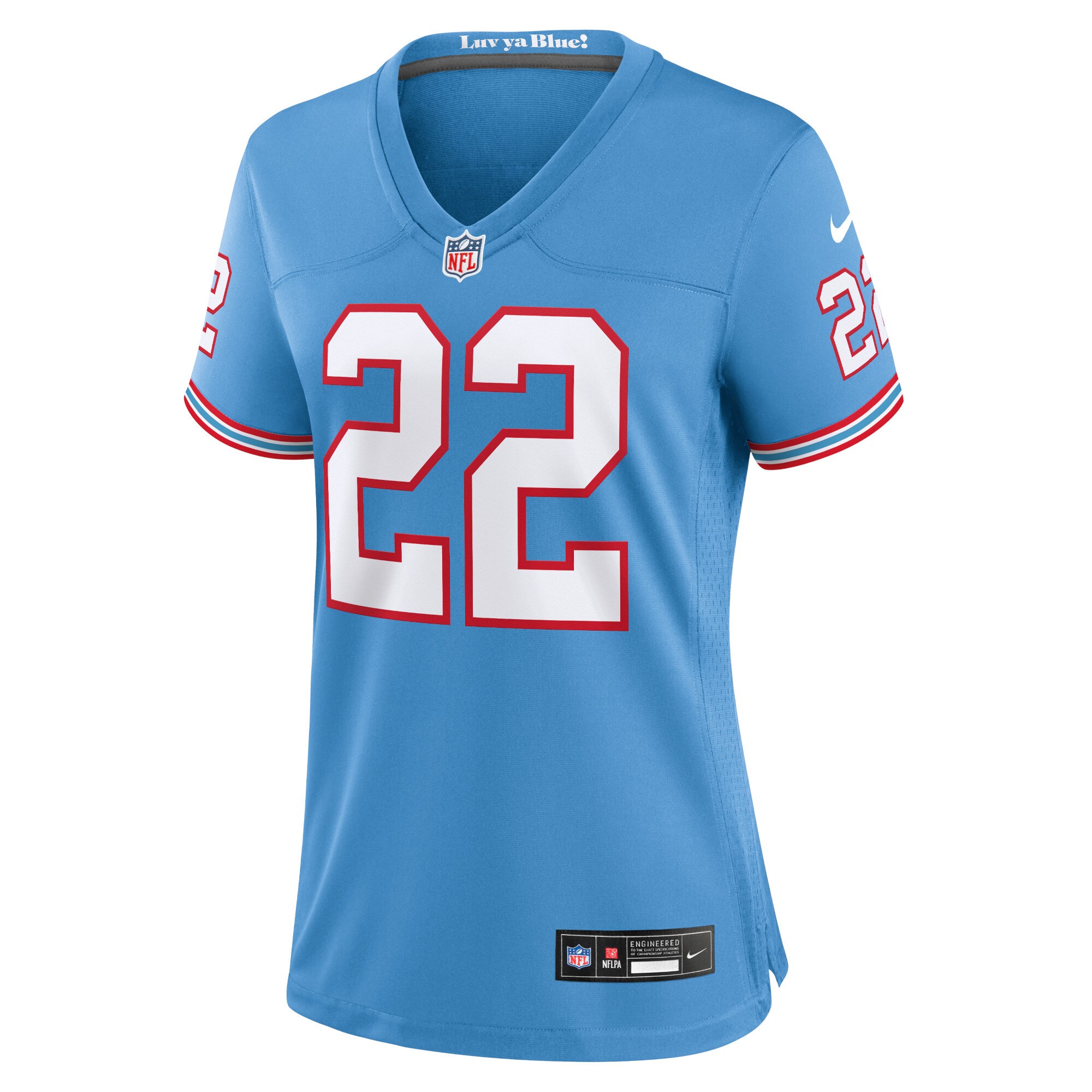 Women's Tennessee Titans Derrick Henry Light Blue Player Jersey JS6696 nicesnker - Image 2
