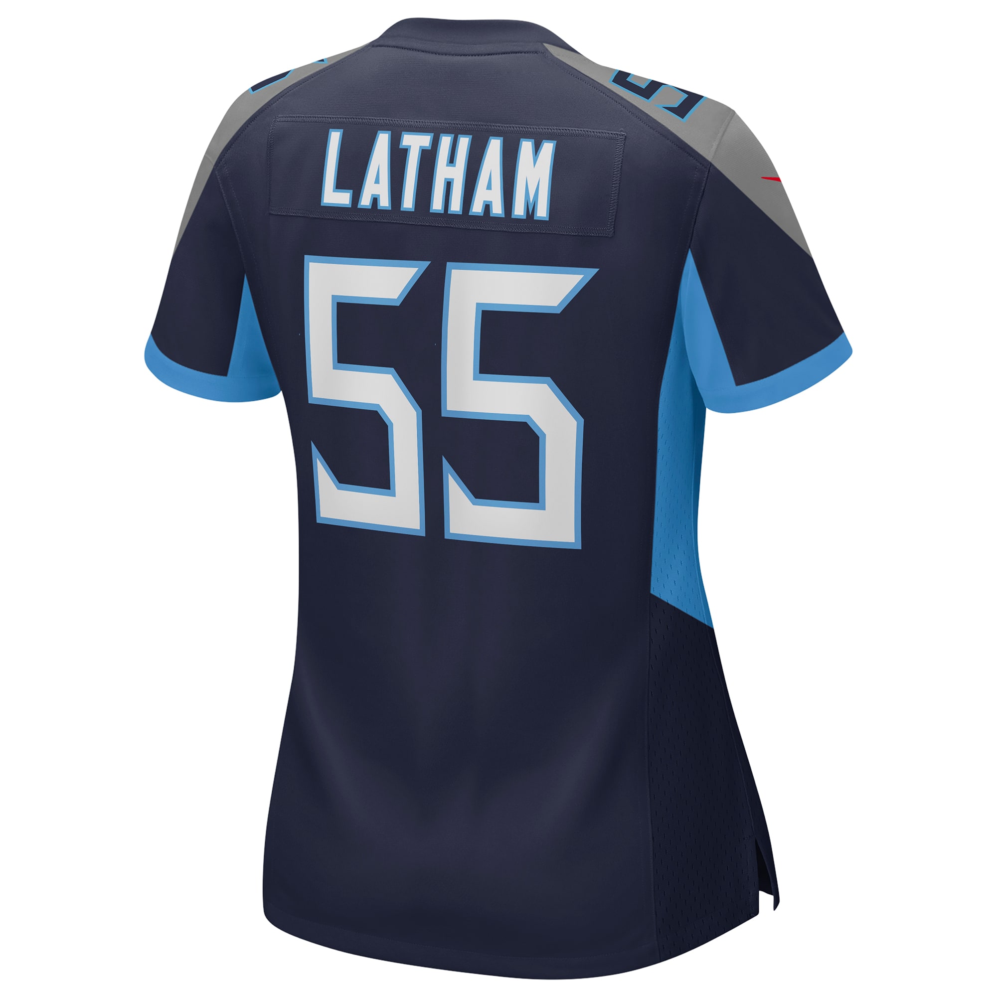 Women's Tennessee Titans JC Latham Navy Team Game Jersey JS6423 nicesnker - Image 3