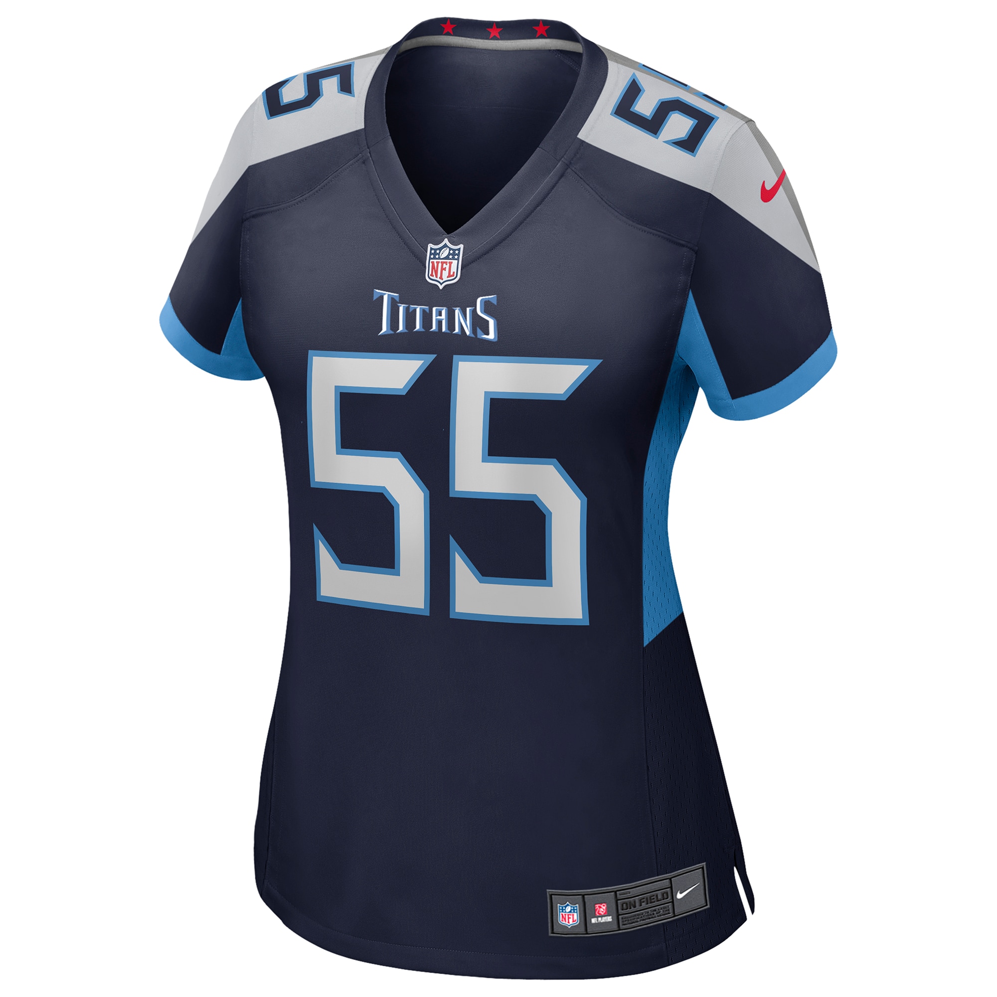 Women's Tennessee Titans JC Latham Navy Team Game Jersey JS6423 nicesnker - Image 2