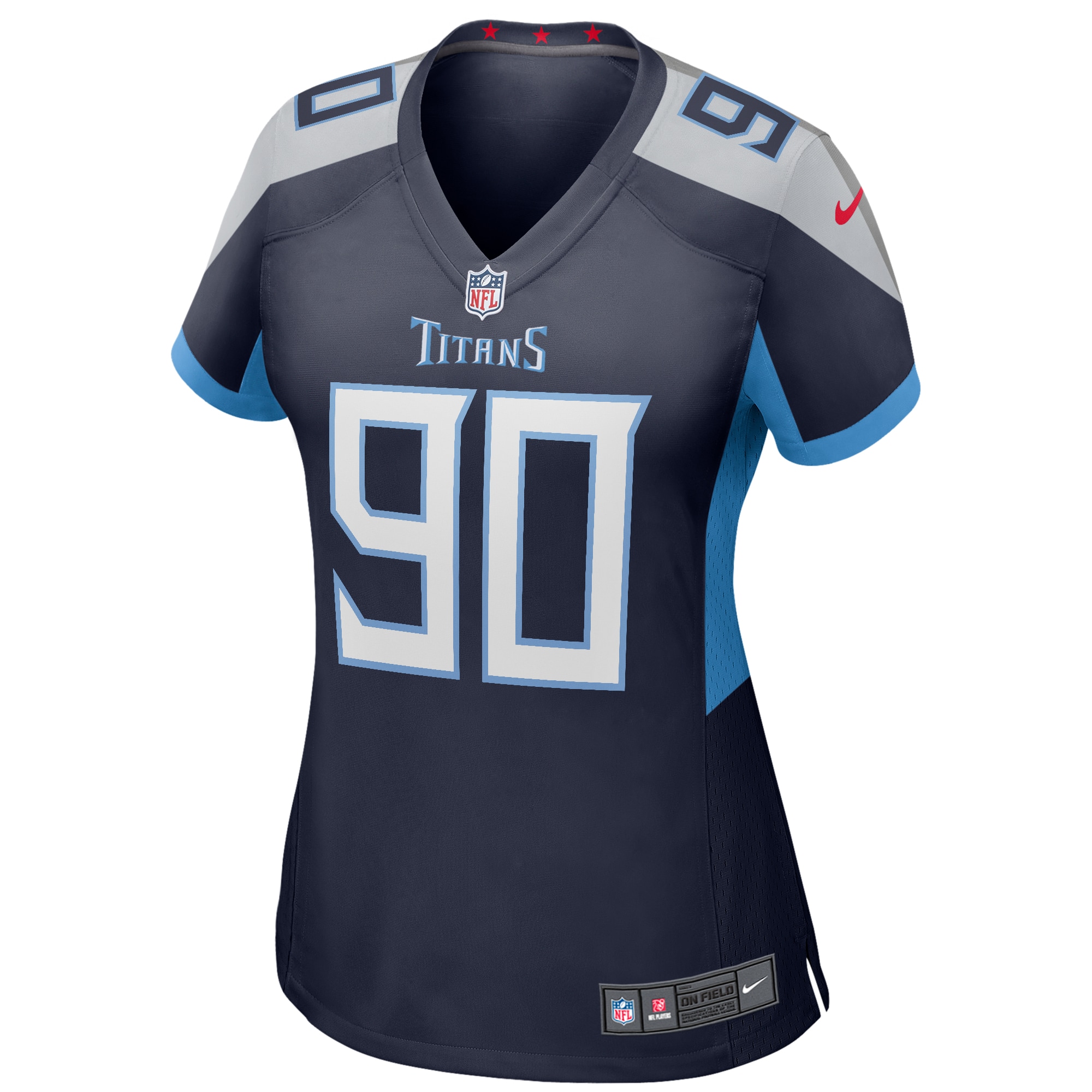 Women's Tennessee Titans Jevon Kearse Navy Game Retired Player Jersey JS5979 nicesnker - Image 2
