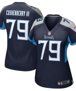 Women's Tennessee Titans Lloyd Cushenberry III Navy Game Jersey JS3921 nicesnker