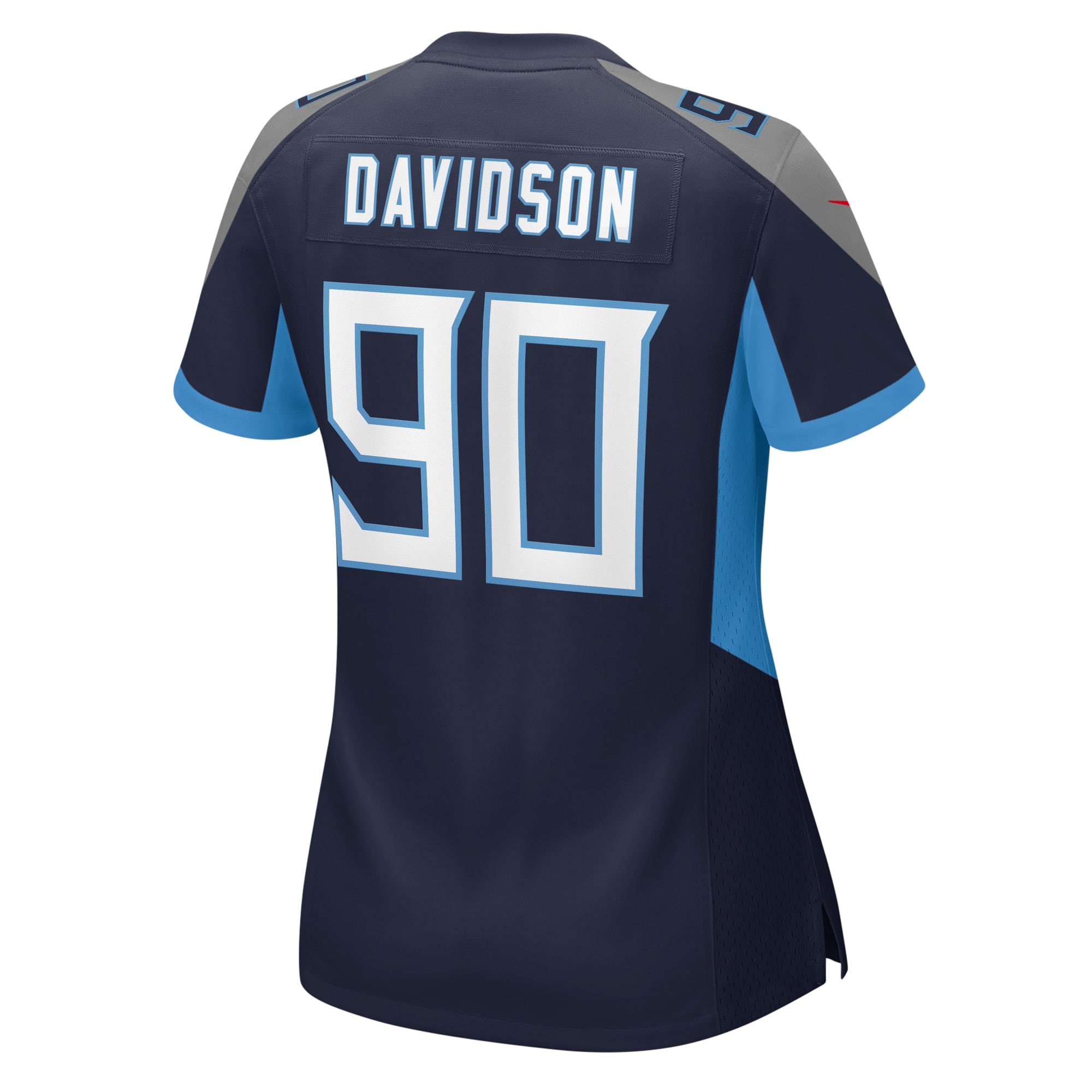 Women's Tennessee Titans Marlon Davidson Navy Game Jersey JS6703 nicesnker - Image 3