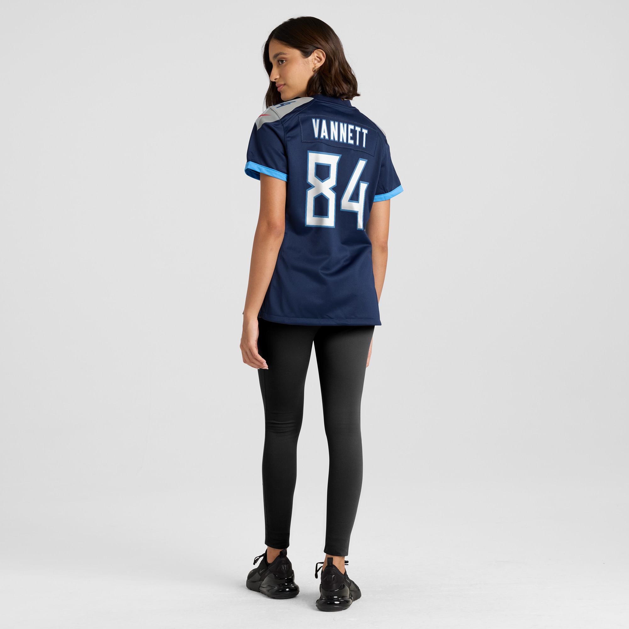 Women's Tennessee Titans Nick Vannett Navy Game Jersey JS9249 nicesnker - Image 5
