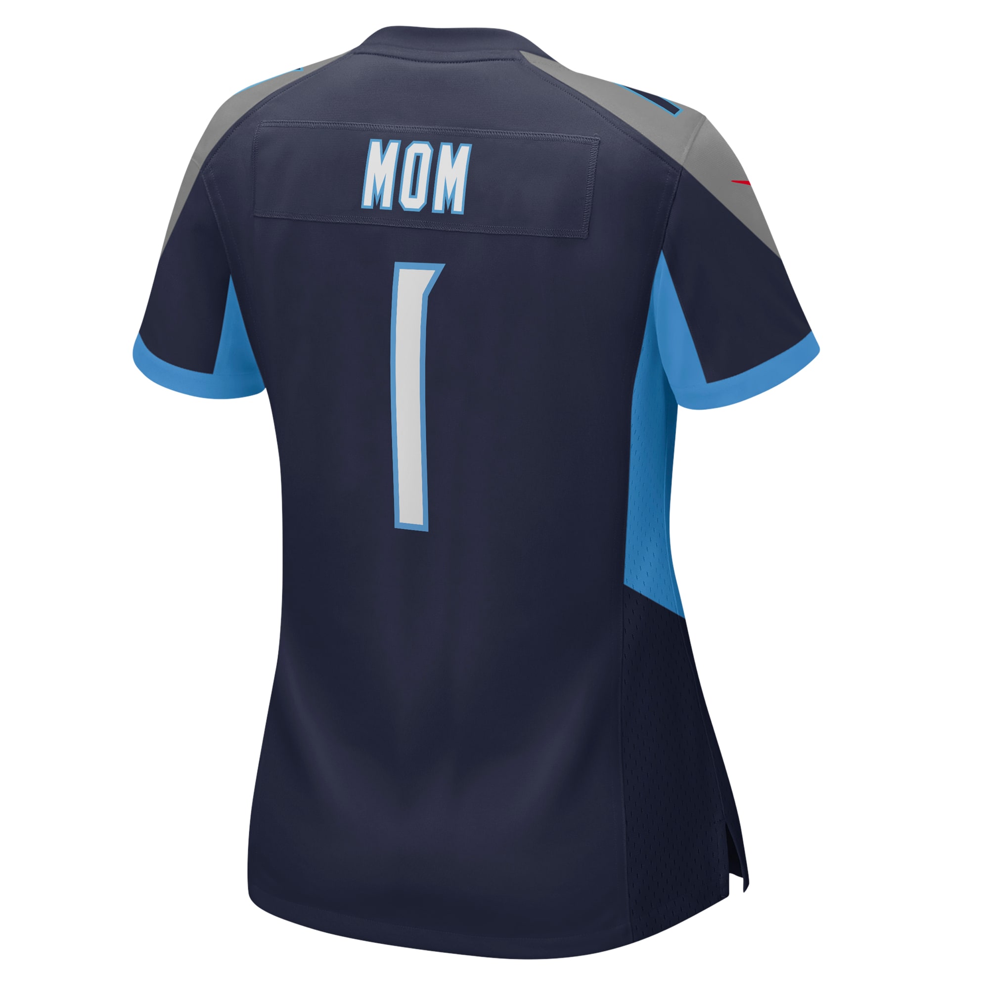 Women's Tennessee Titans Number 1 Mom Navy Game Jersey JS3268 nicesnker - Image 3