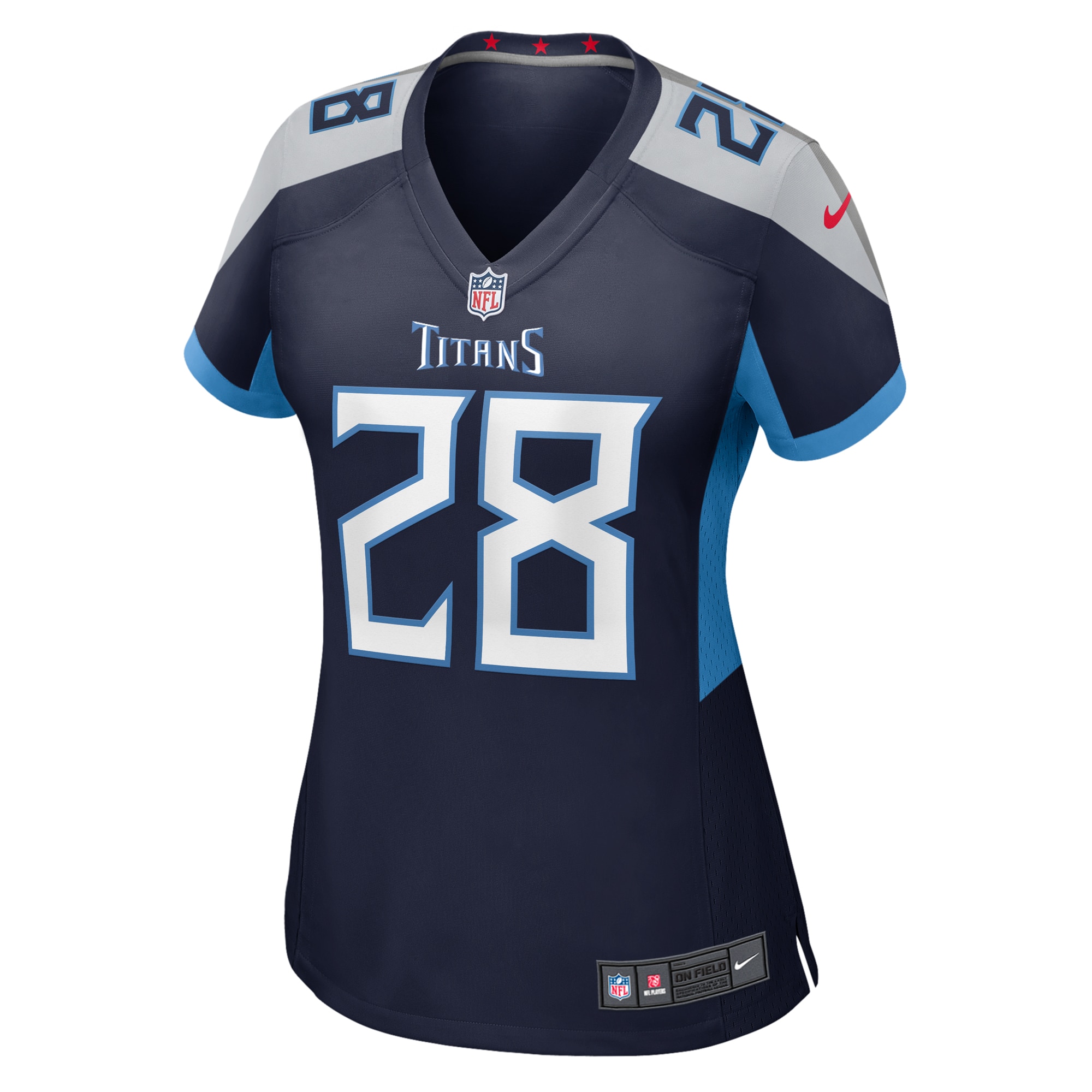 Women's Tennessee Titans Quandre Diggs Navy Game Jersey JS2375 nicesnker - Image 2