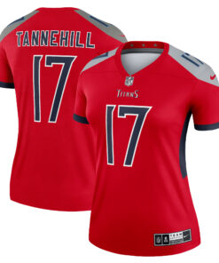 Women's Tennessee Titans Ryan Tannehill Red Inverted Legend Player Performance Top JS2657 nicesnker