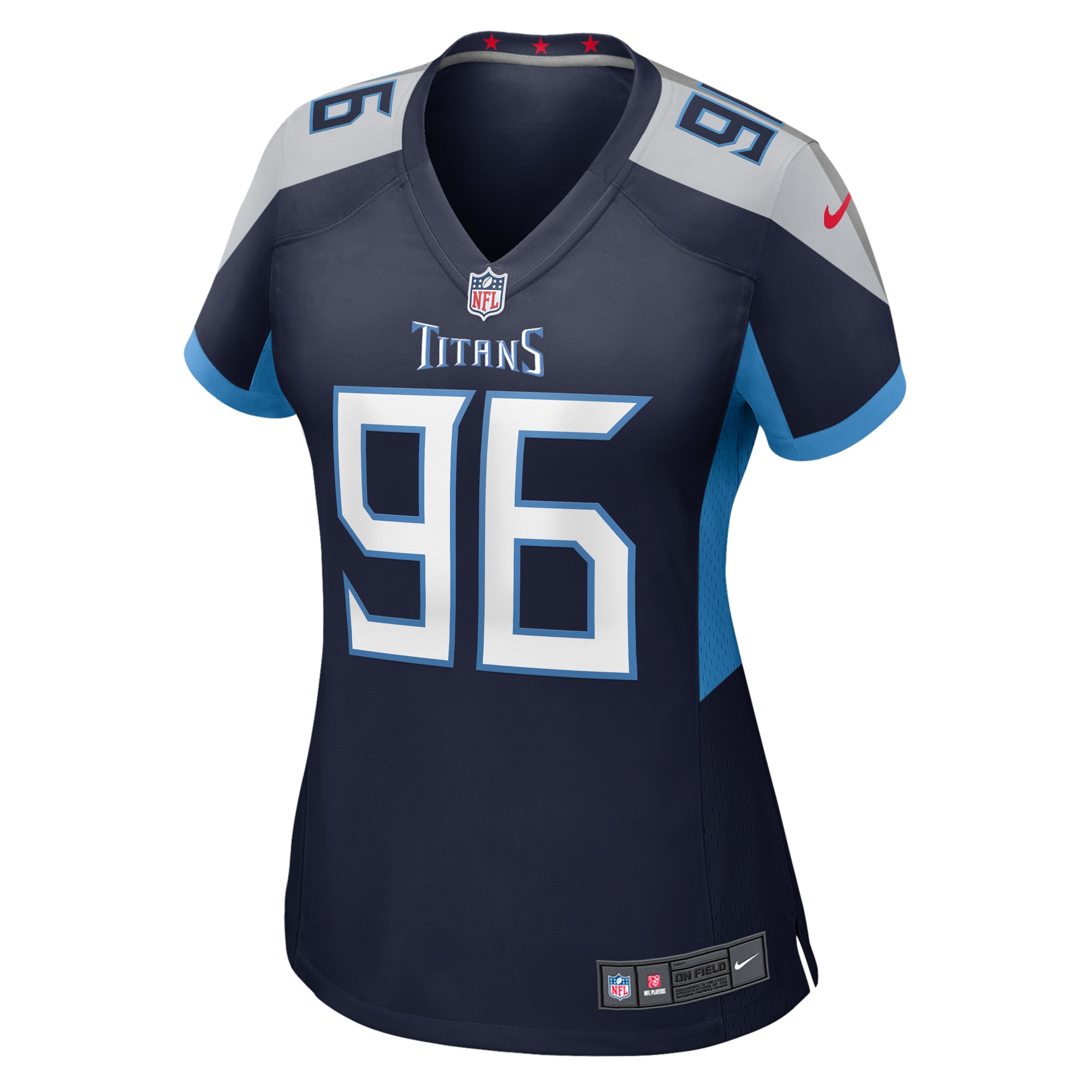 Women's Tennessee Titans TK McLendon Jr. Navy Game Jersey JS7703 nicesnker - Image 2