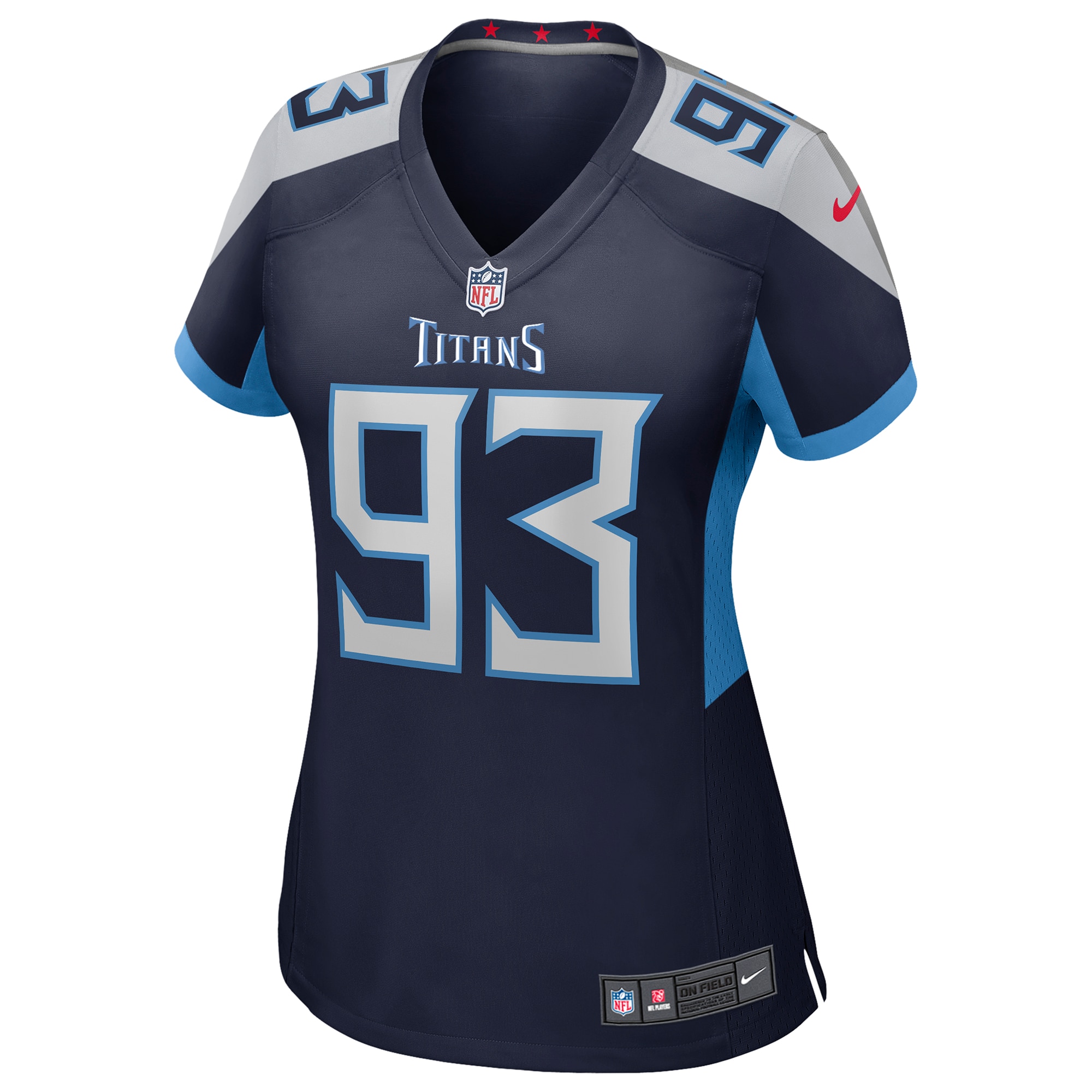 Women's Tennessee Titans T'Vondre Sweat Navy Team Game Jersey JS5490 nicesnker - Image 2
