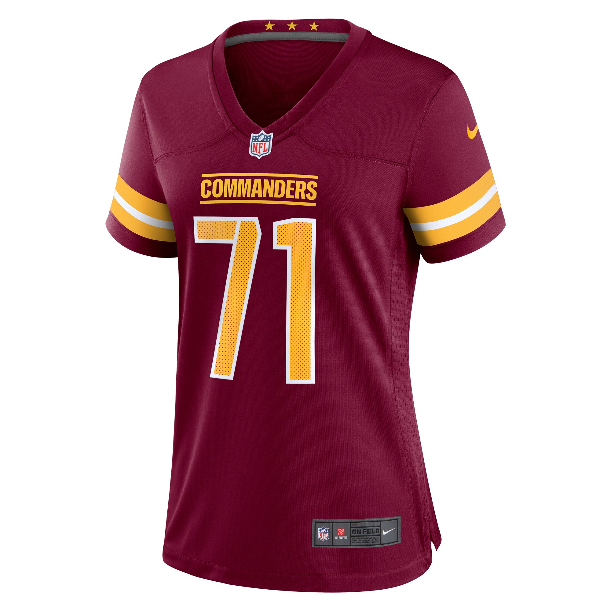 Women's Washington Commanders Andrew Wylie Burgundy Game Player Jersey JS8710 nicesnker - Image 2