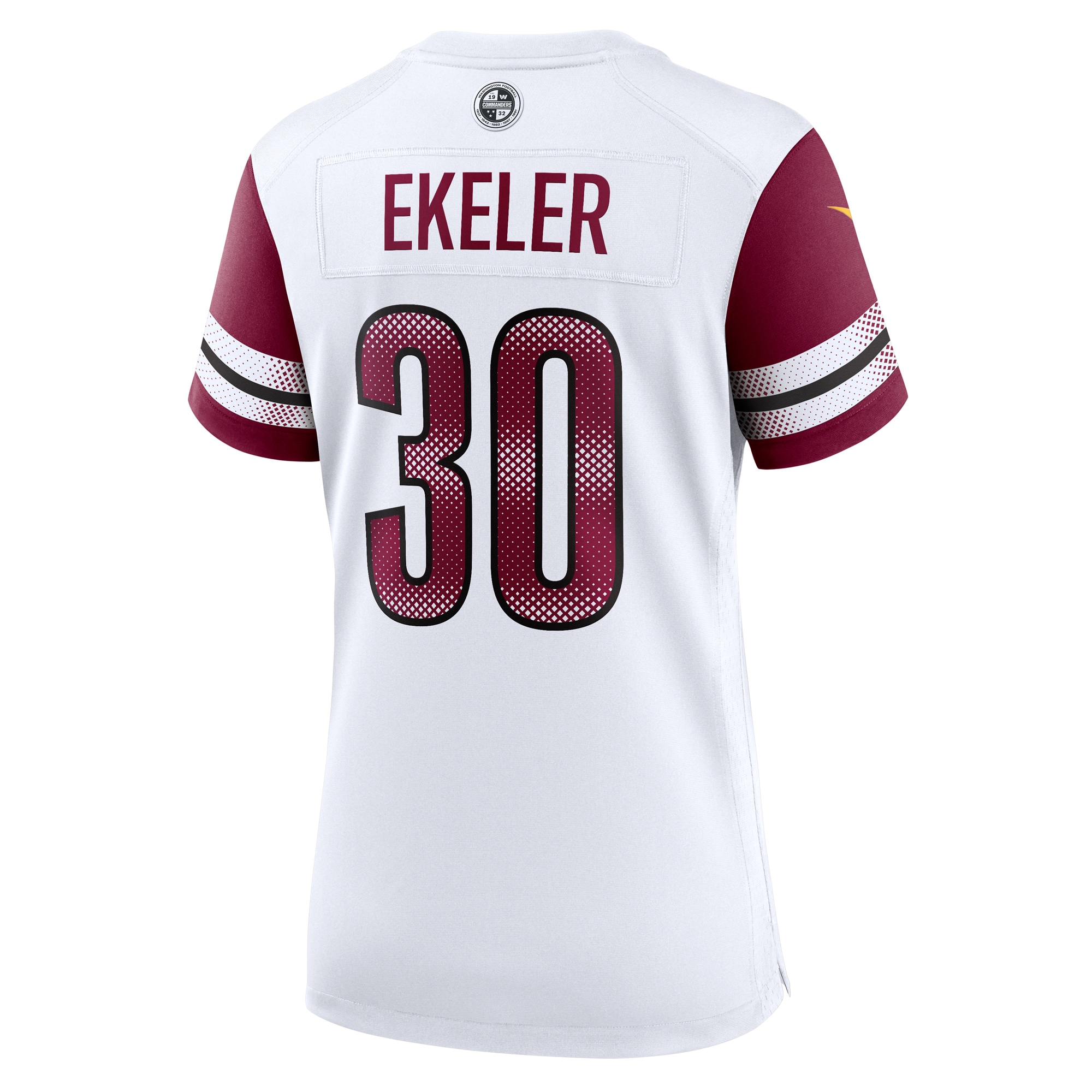 Women's Washington Commanders Austin Ekeler White Game Jersey JS1767 nicesnker - Image 3