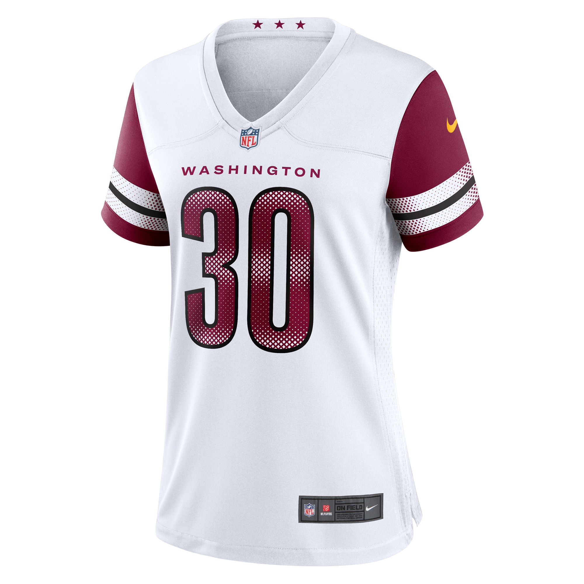 Women's Washington Commanders Austin Ekeler White Game Jersey JS1767 nicesnker - Image 2