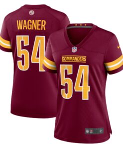 Women's Washington Commanders Bobby Wagner Burgundy Game Player Jersey JS3099 nicesnker