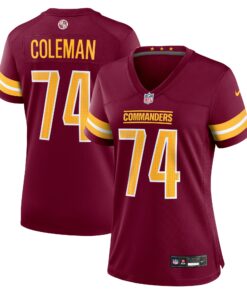 Women's Washington Commanders Brandon Coleman Burgundy Game Jersey JS8415 nicesnker