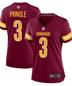 Women's Washington Commanders Byron Pringle Burgundy Game Jersey JS9352 nicesnker