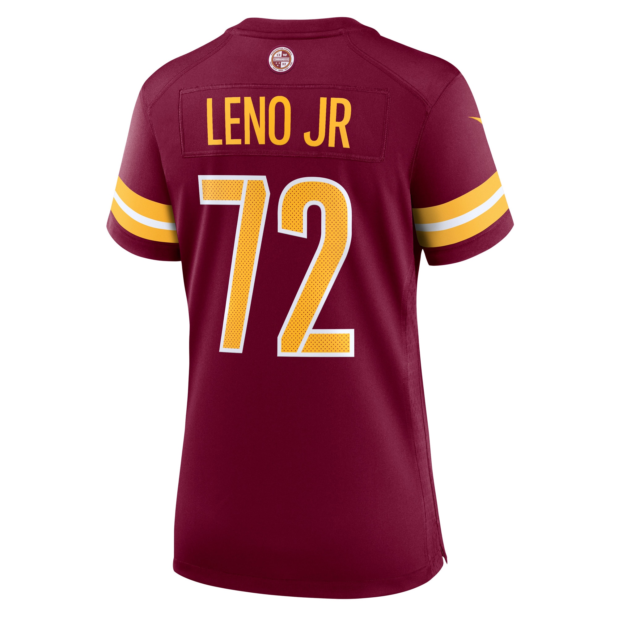 Women's Washington Commanders Charles Leno Jr. Burgundy Home Game Player Jersey JS4706 nicesnker - Image 3