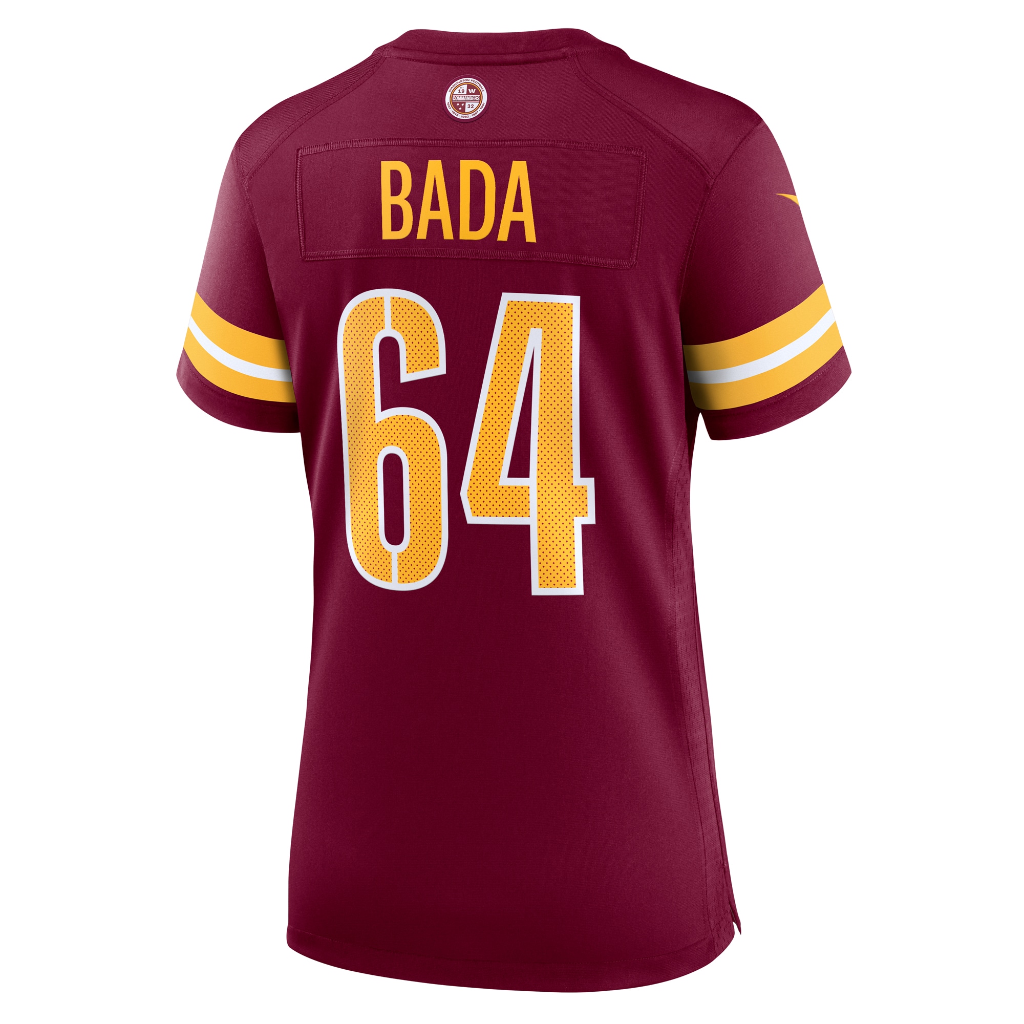 Women's Washington Commanders David Bada Burgundy Game Jersey JS7503 nicesnker - Image 3