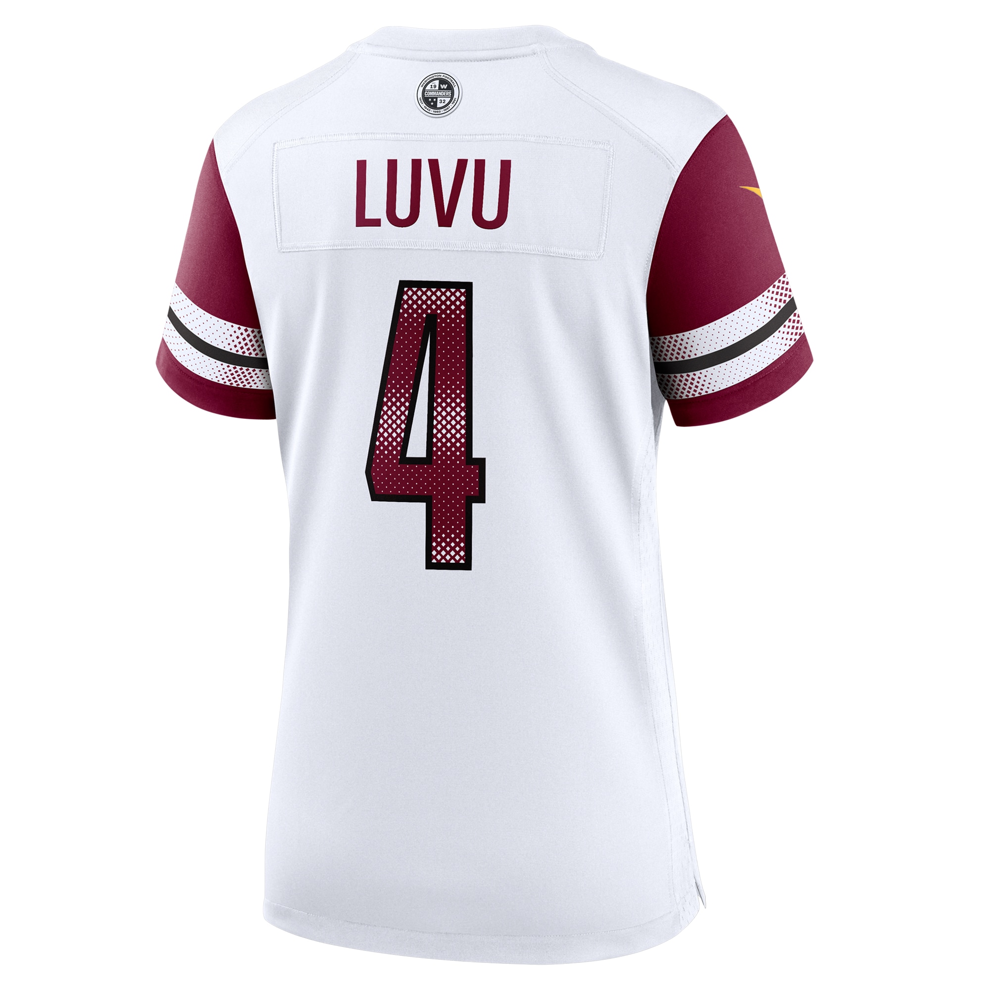 Women's Washington Commanders Frankie Luvu White Game Jersey JS7557 nicesnker - Image 3