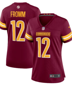 Women's Washington Commanders Jake Fromm Burgundy Home Game Player Jersey JS1697 nicesnker