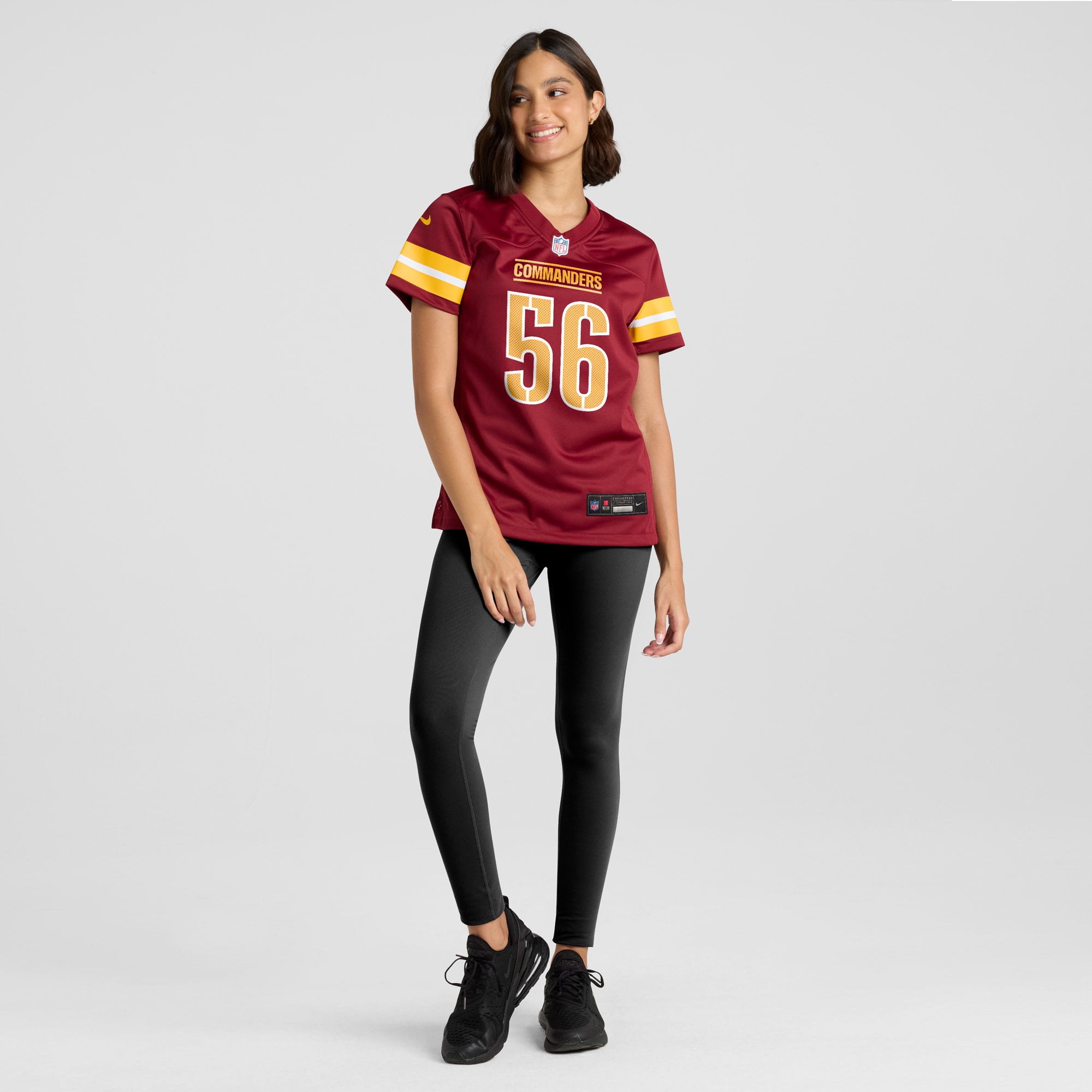 Women's Washington Commanders Jalen Harris Burgundy Game Jersey JS9071 nicesnker - Image 4
