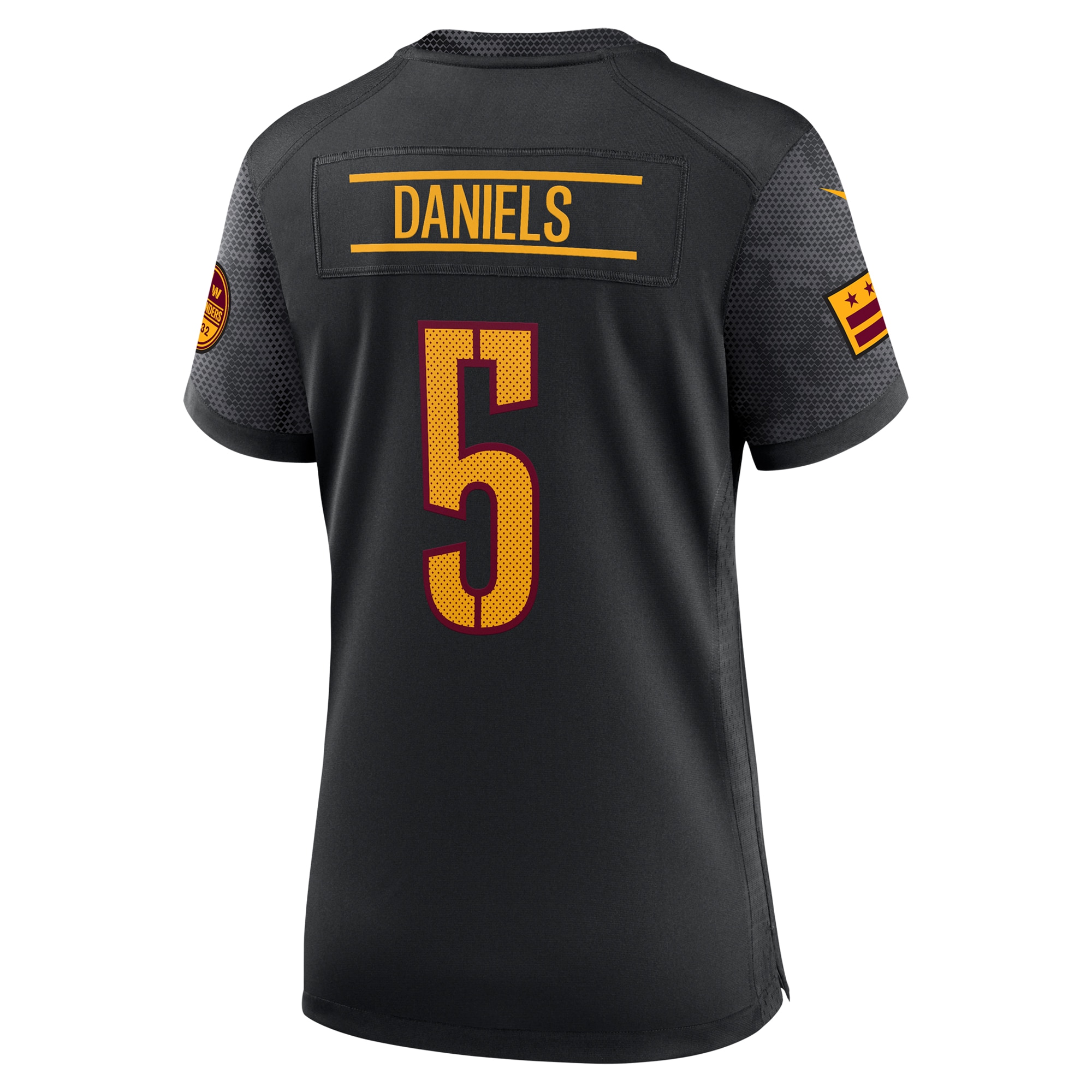 Women's Washington Commanders Jayden Daniels Black Alternate Game Player Jersey JS4349 nicesnker - Image 3