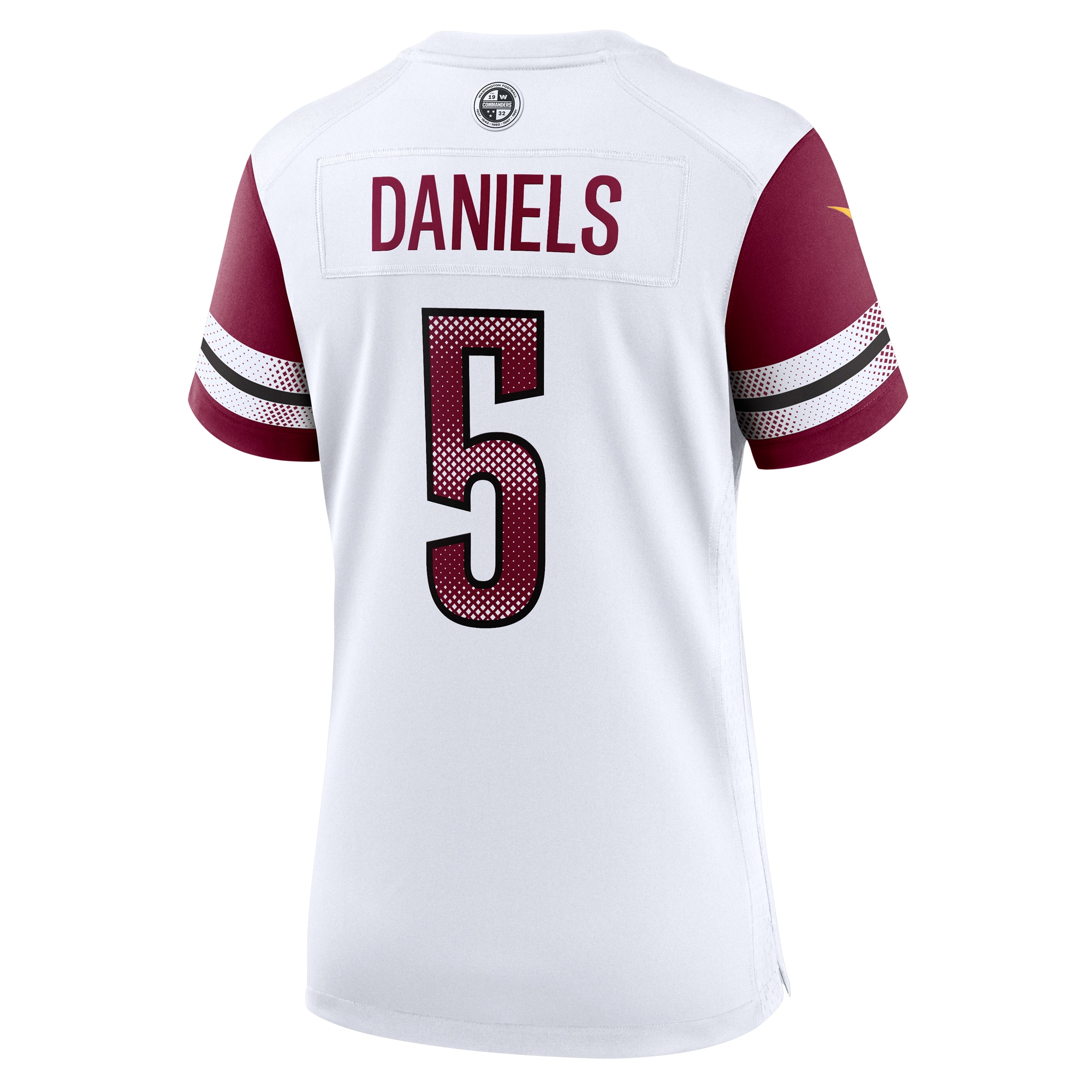 Women's Washington Commanders Jayden Daniels White Game Jersey JS9487 nicesnker - Image 3