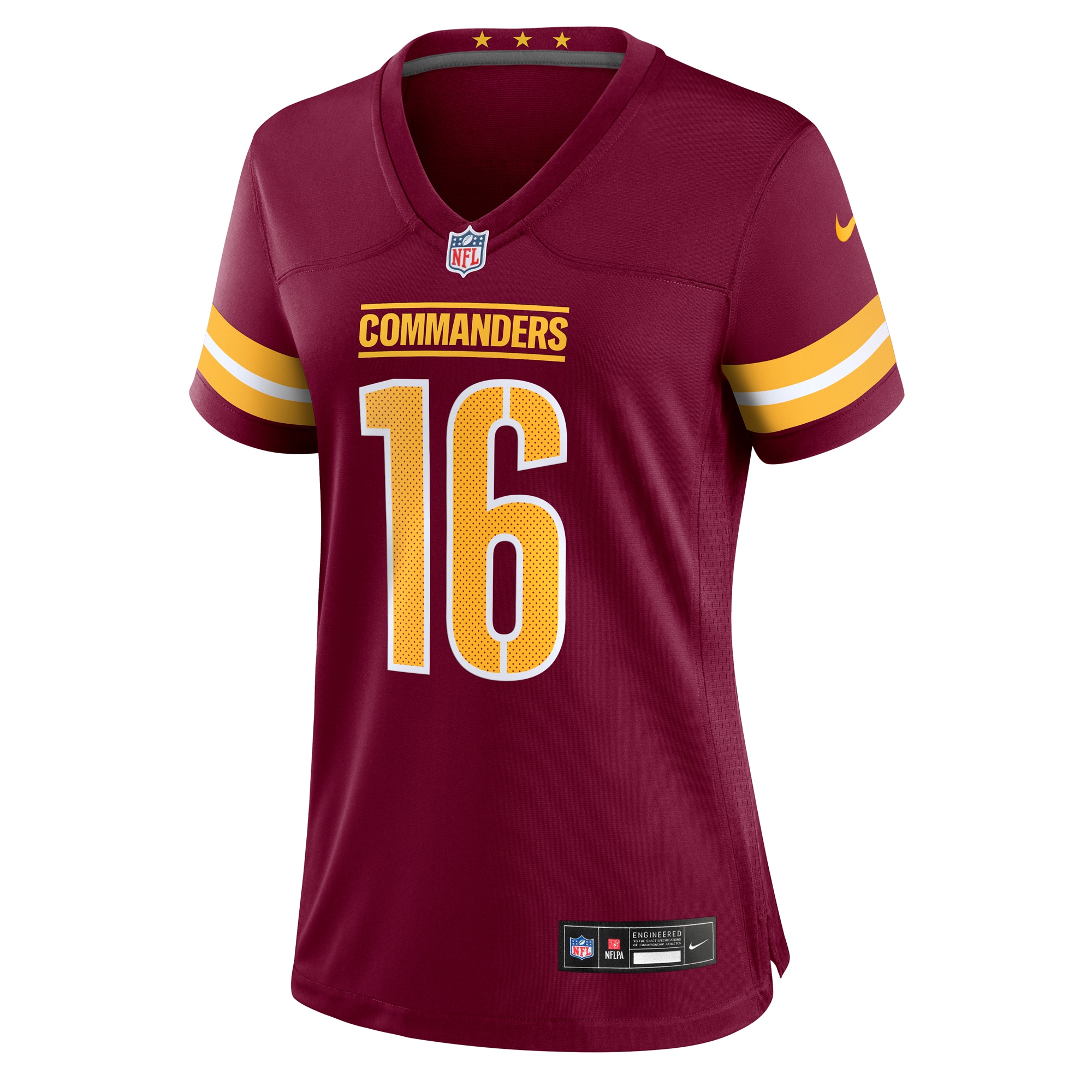 Women's Washington Commanders Jeff Driskel Burgundy Game Jersey JS8005 nicesnker - Image 2