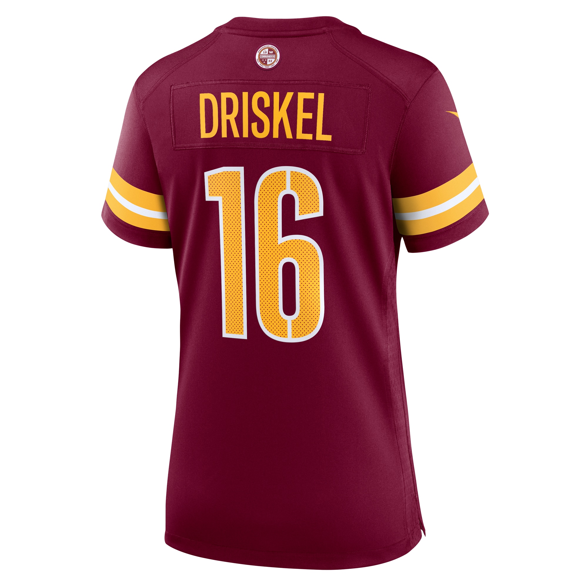 Women's Washington Commanders Jeff Driskel Burgundy Game Jersey JS8005 nicesnker - Image 3