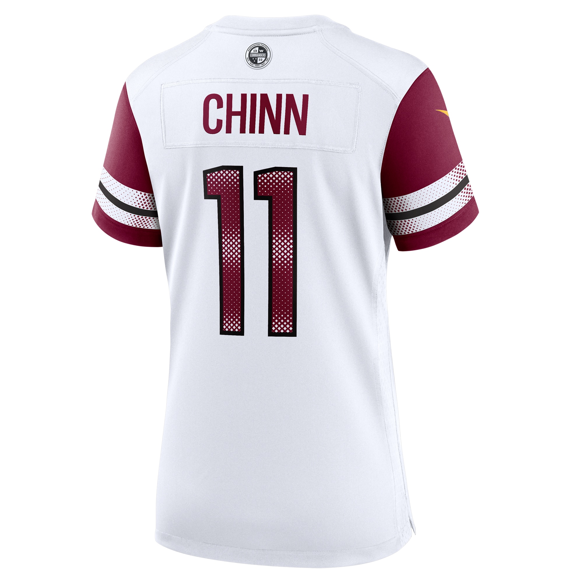 Women's Washington Commanders Jeremy Chinn White Game Jersey JS3777 nicesnker - Image 3